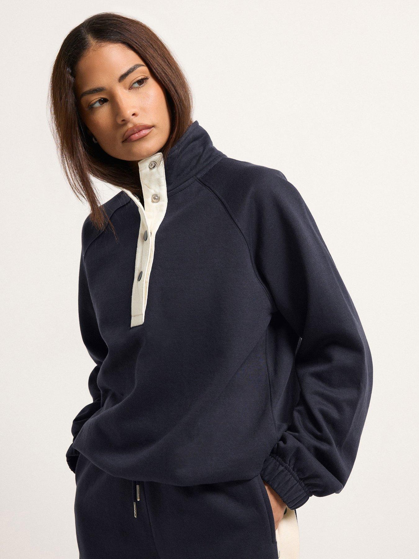 PixieGirl Petite Funnel Popper Sweatshirt