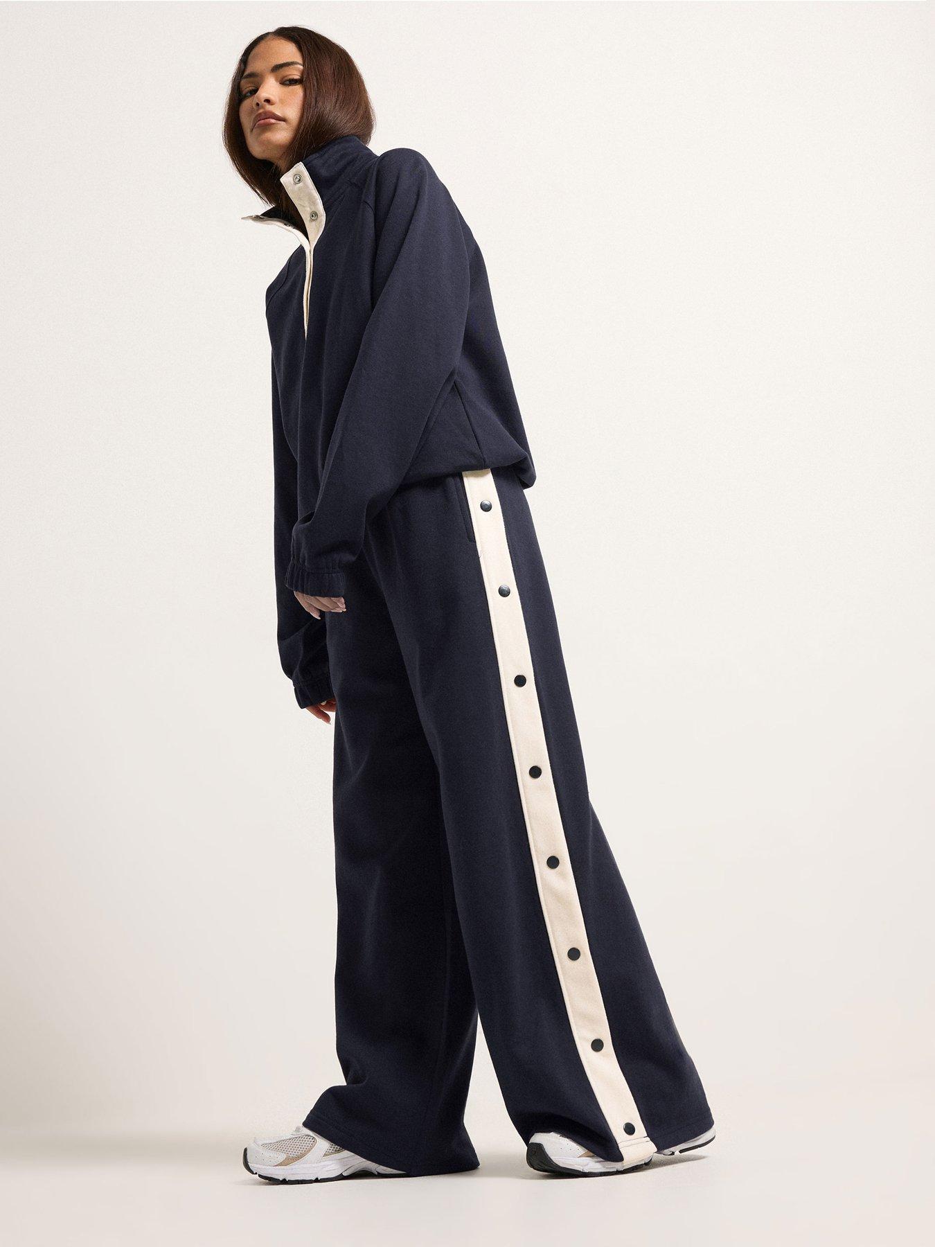 image of pixiegirl-petite-side-popper-wide-leg-joggers