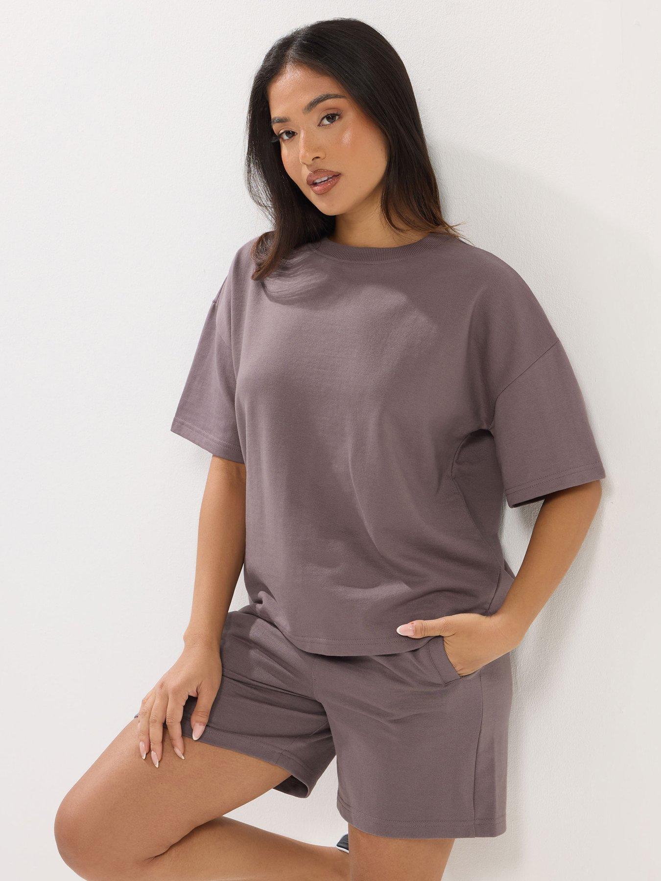 front image of pixiegirl-petite-sweat-short-set