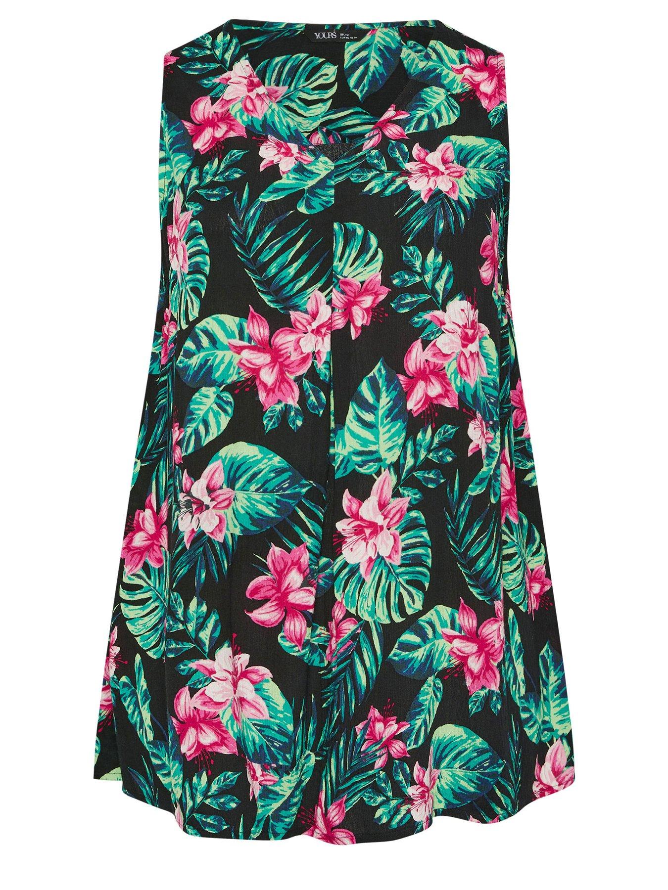  image of yours-curve-pleat-front-vest-top-black