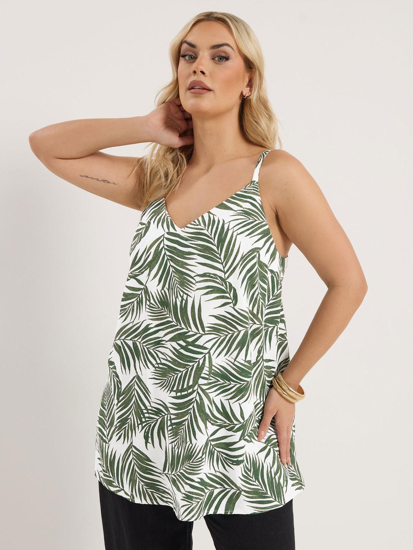 Yours Curve Linen Cami Vest