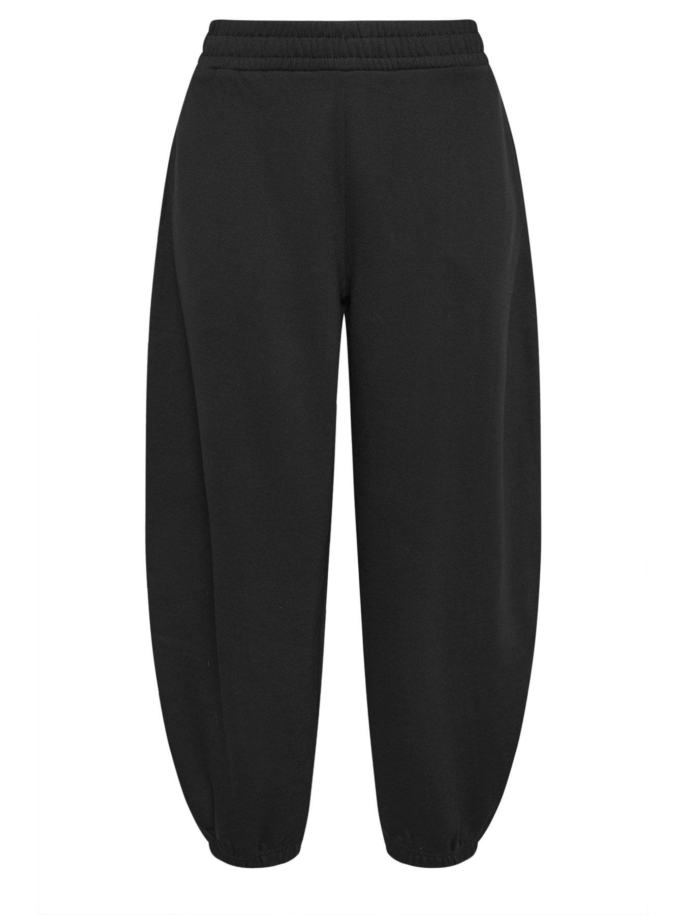 Image 5 of 5 of PixieGirl Petite Balloon Brushed Joggers - Black