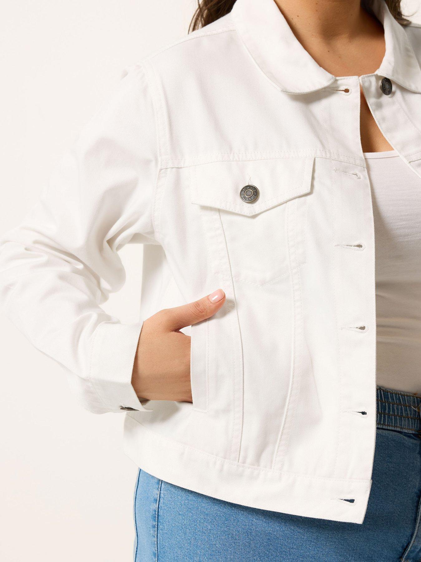  image of yours-curve-denim-jacket-white
