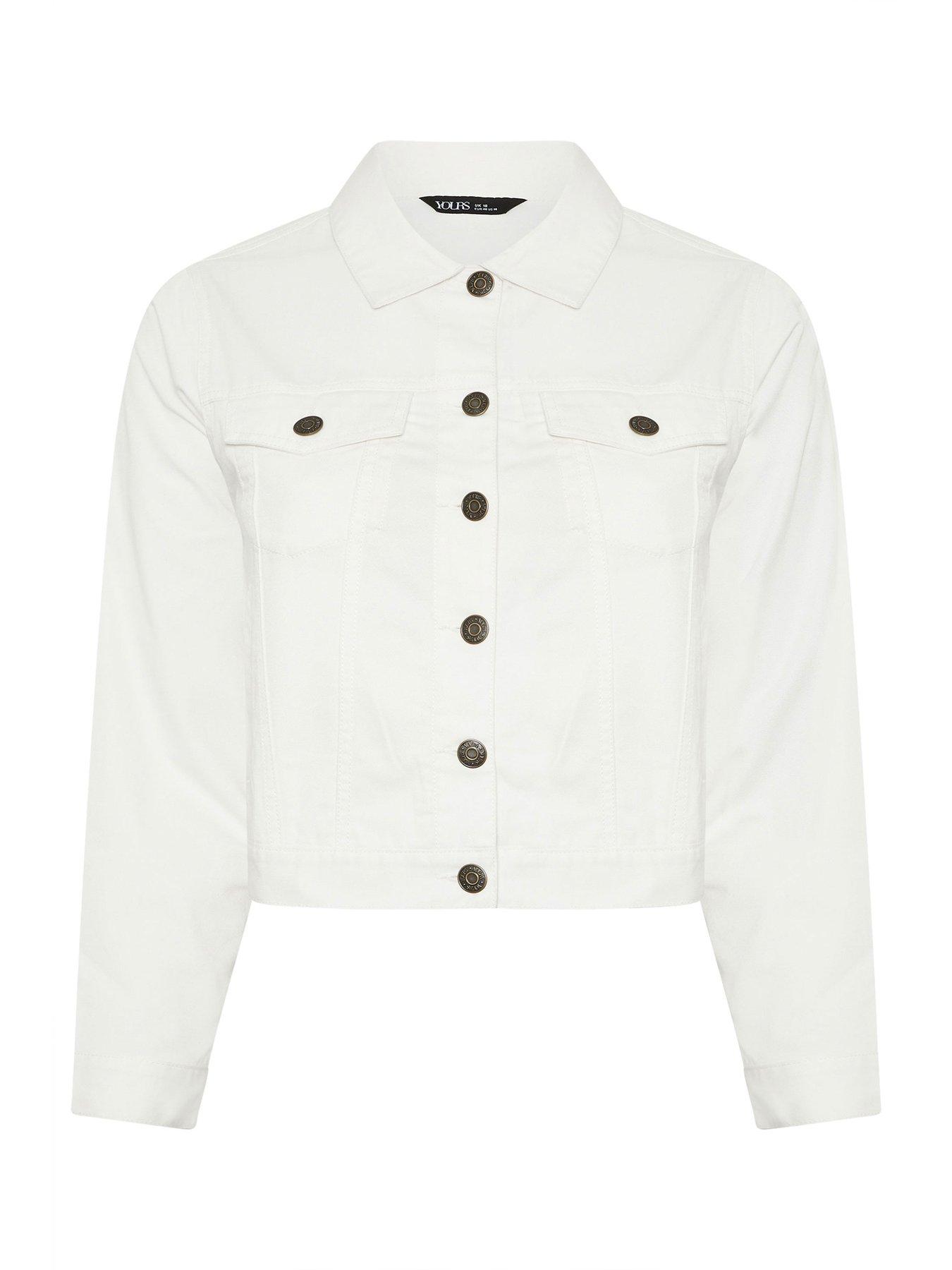  image of yours-curve-denim-jacket-white