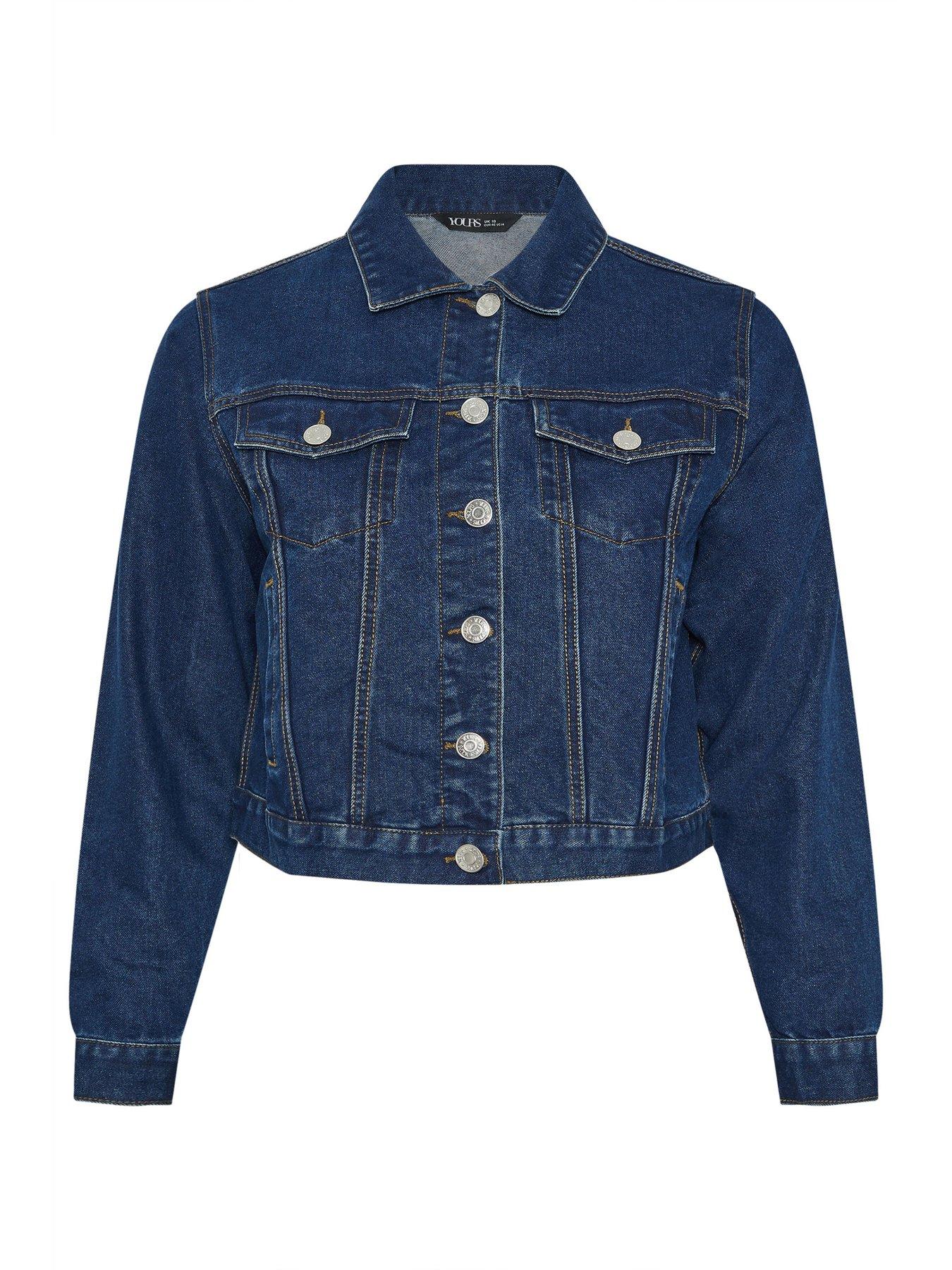 Image 5 of 5 of Yours Curve Denim Jacket - Blue