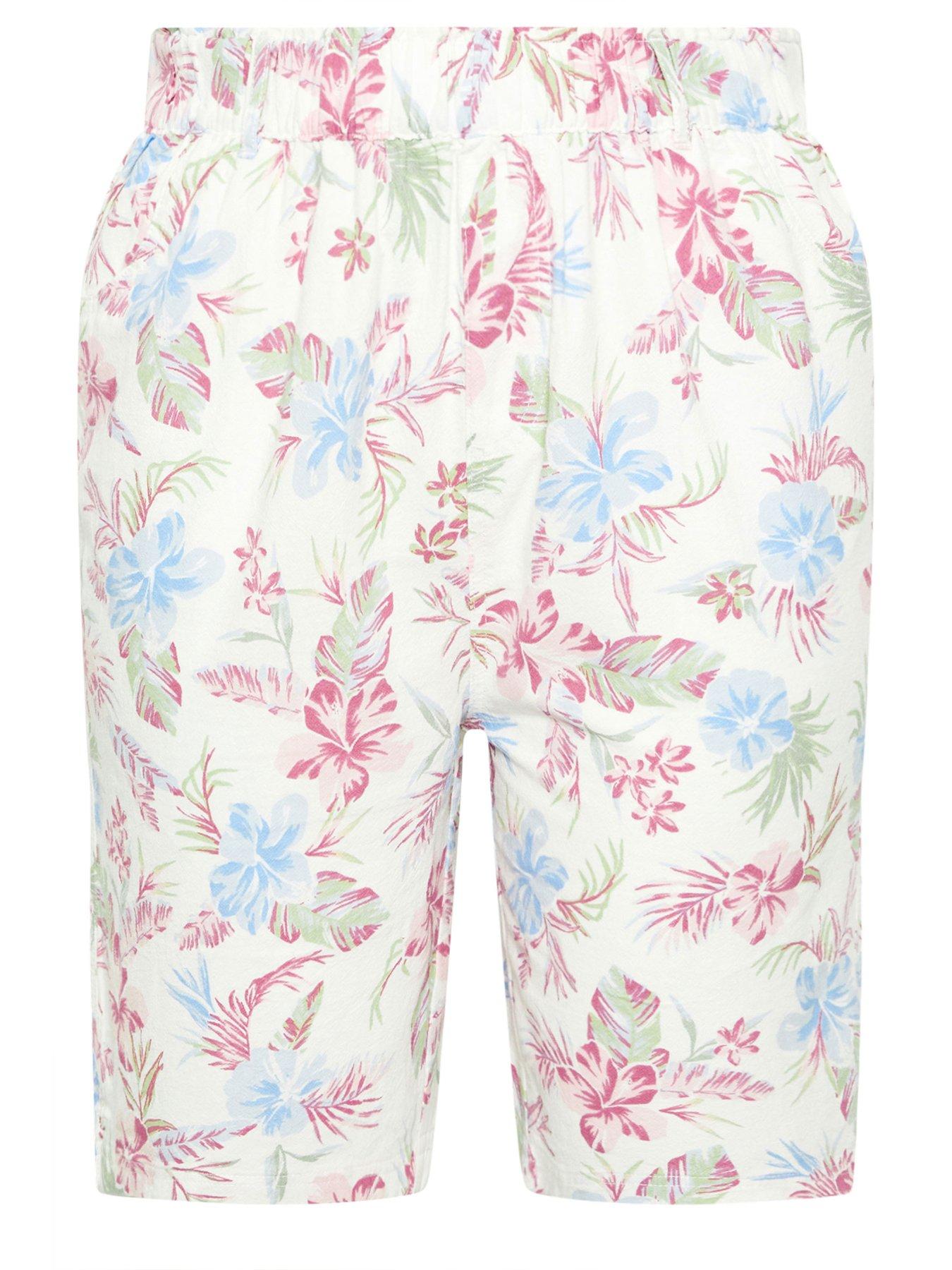  image of yours-curve-cool-cotton-shorts-white