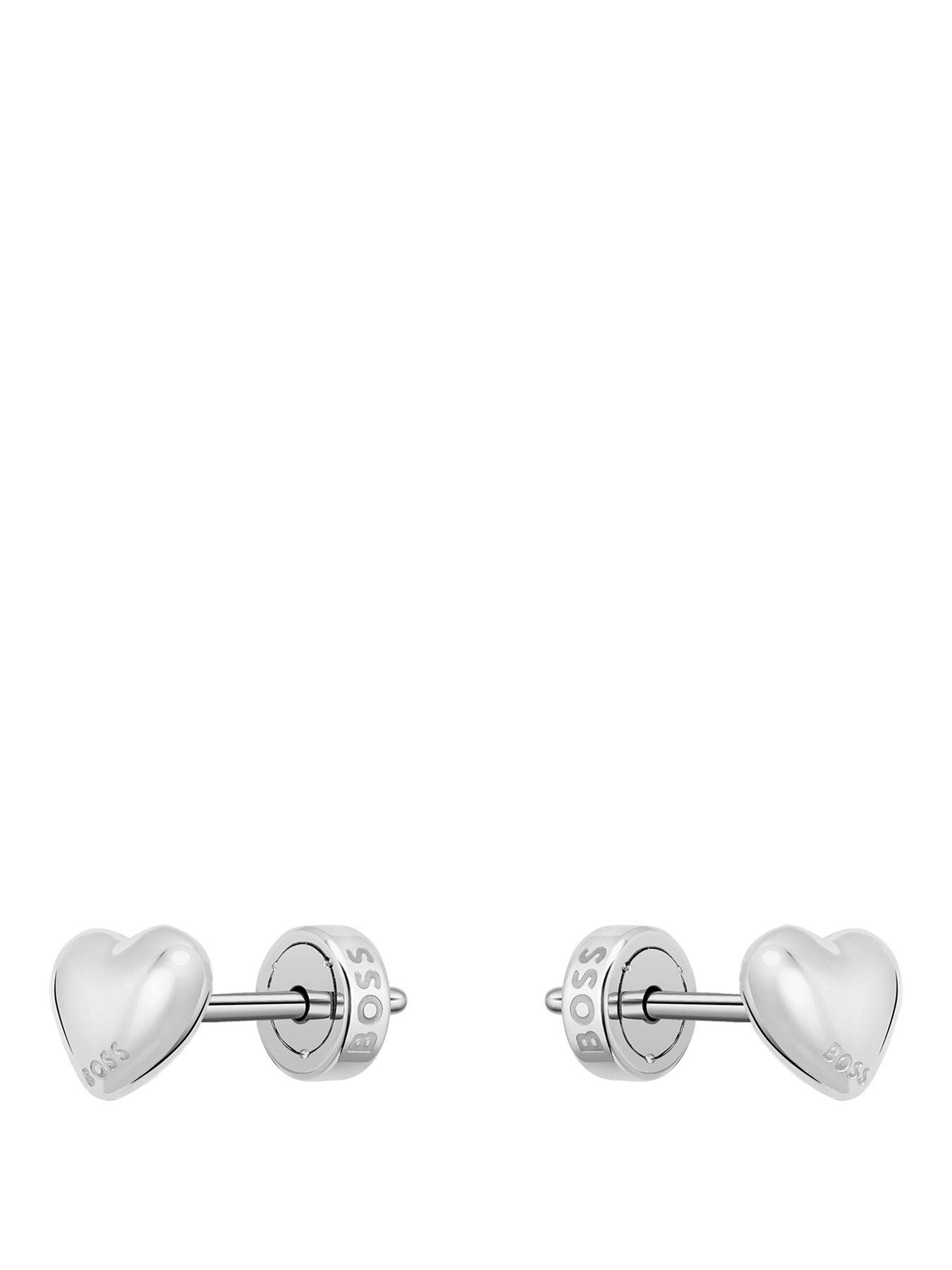 BOSS Honey Heart Stainless Steel Earrings