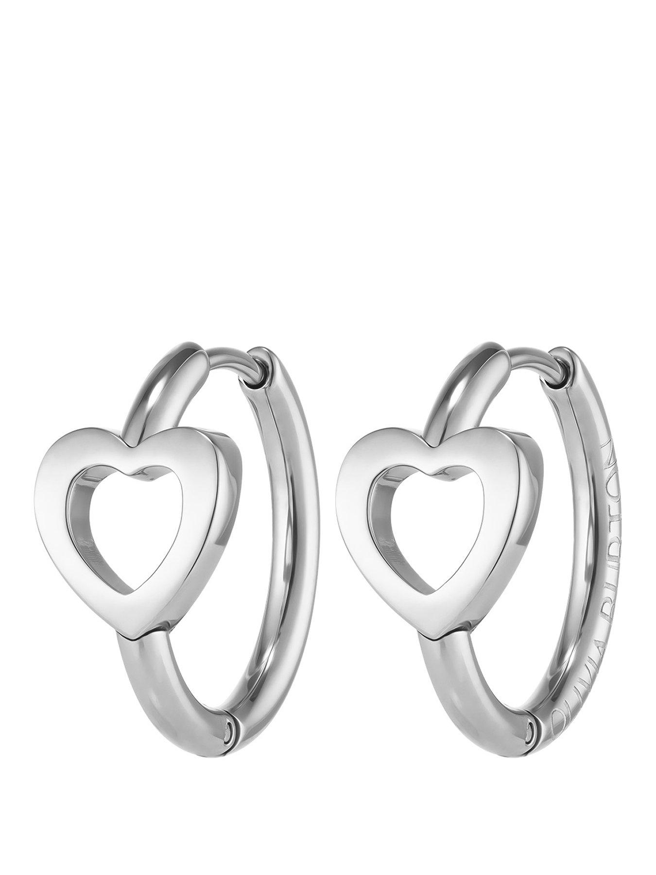 Olivia Burton Stainless Steel  Kindred Interlink Earrings