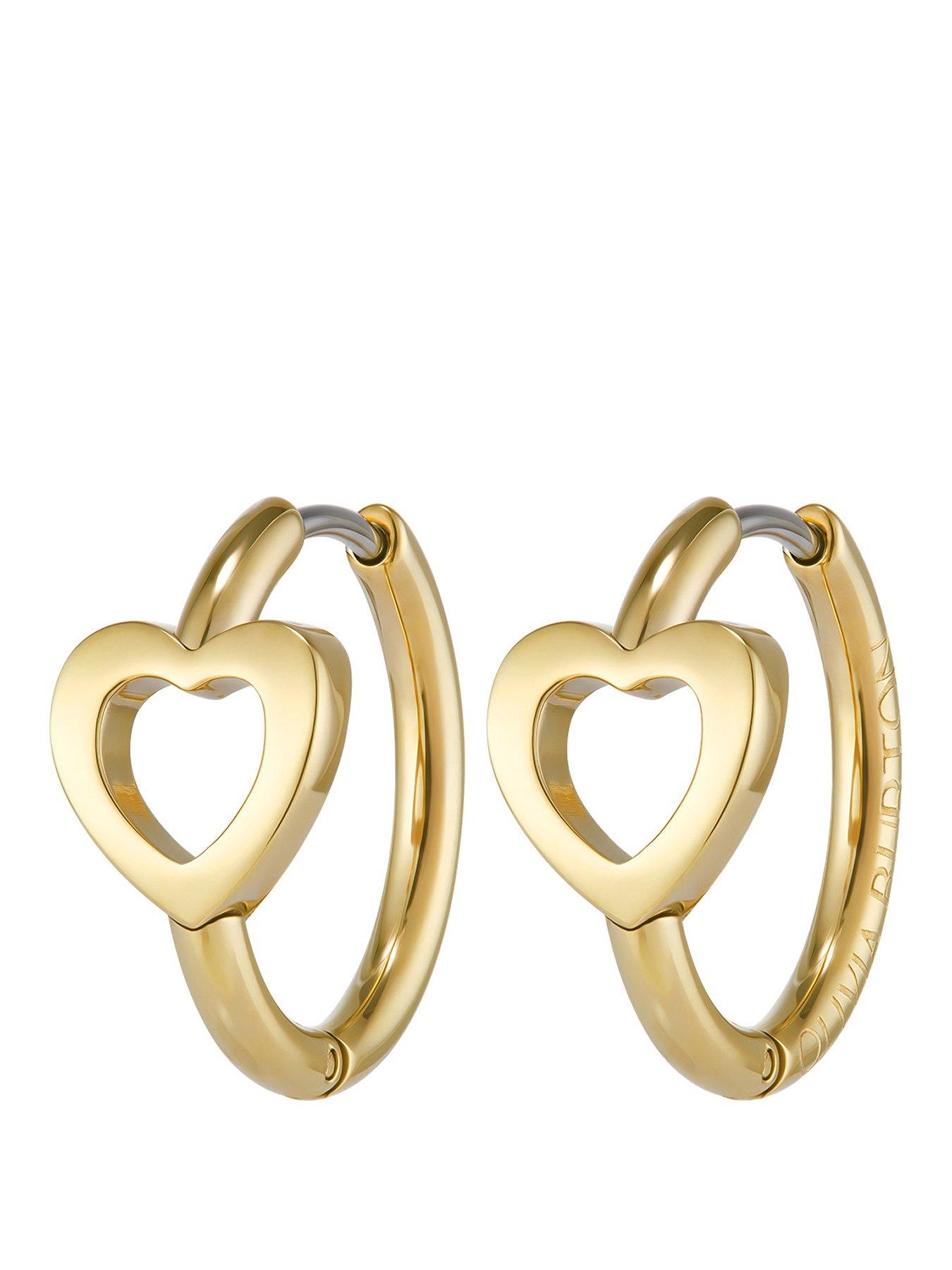 Olivia Burton Gold IP Kindred Interlink Earrings