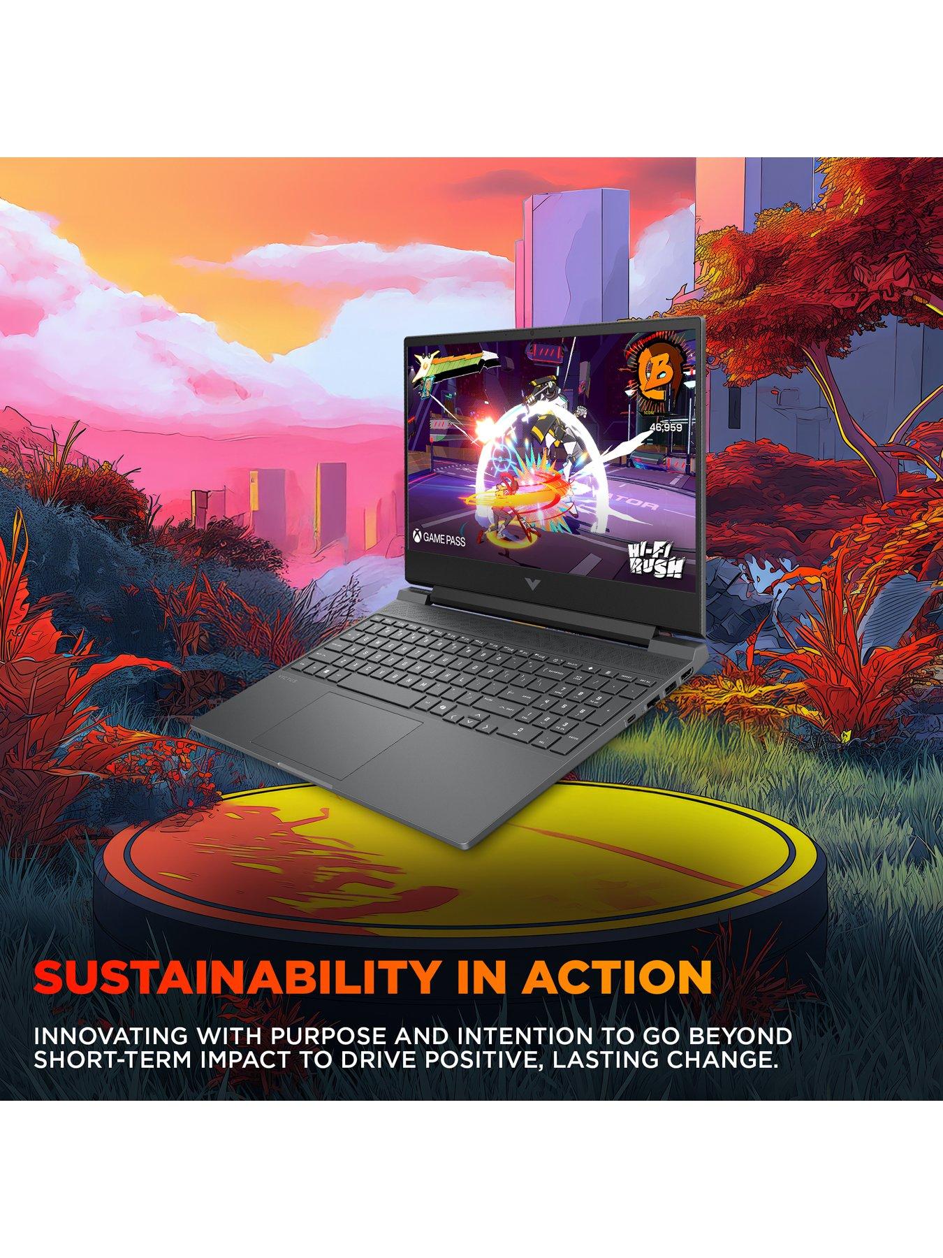 Image 6 of 8 of HP Victus 15-fa2300na Gaming Laptop Bundle - 15.6in FHD 144Hz,&nbsp;GeForce RTX 4050, Intel Core i5, 16GB RAM, 512GB SSD,&nbsp;with Mouse and Mat