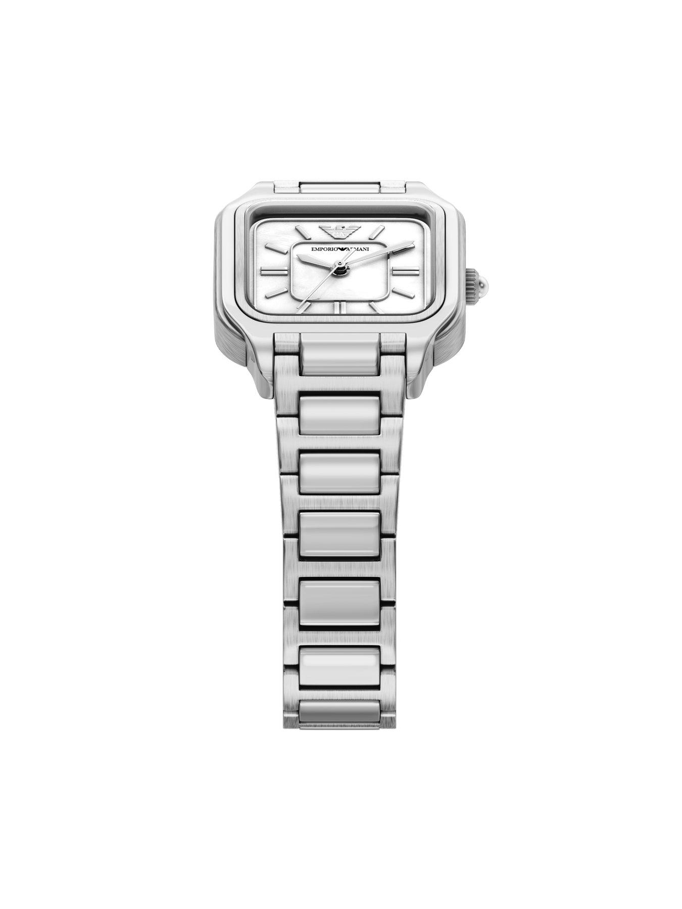 Image 5 of 7 of Emporio Armani Womens Three-Hand Stainless Steel Watch, AR11742