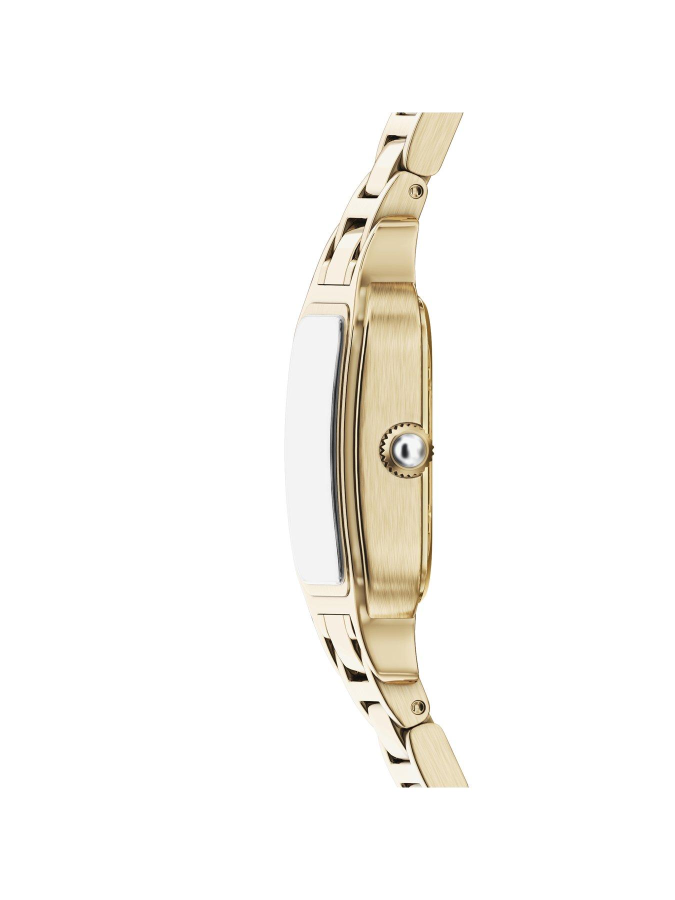 Image 4 of 7 of Emporio Armani Womens Three-Hand Gold-Tone Stainless Steel Watch, AR11744