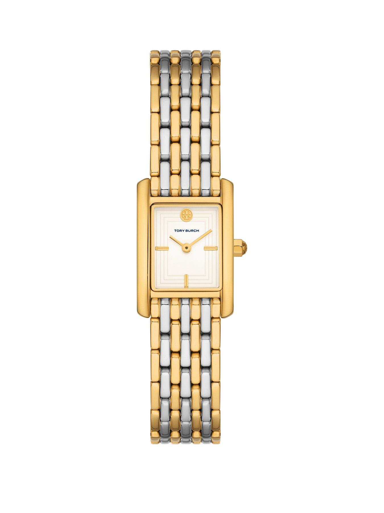 Tory Burch Tory Burch Womens The Eleanor Two-Hand, Gold-Tone Stainless Steel Watch, TBW1066