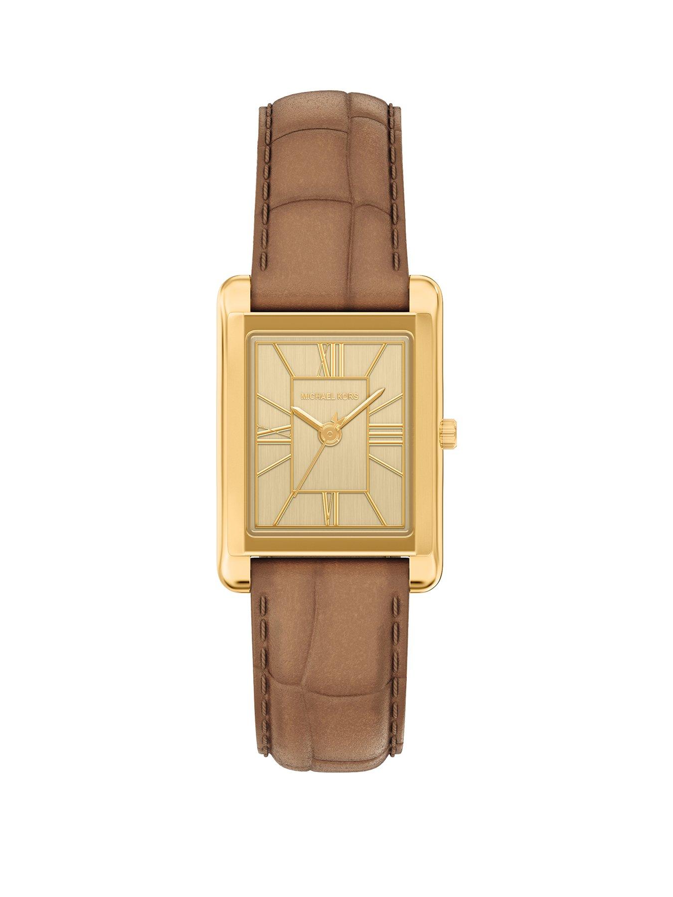 michael-kors-womens-essex-three-hand-brown-leather-watch-mk7584