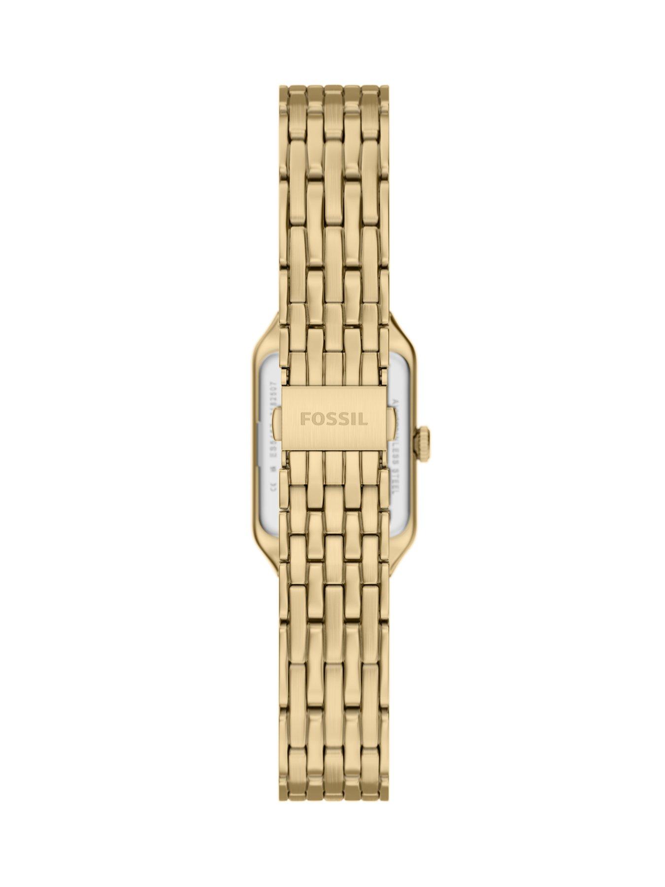 Image 2 of 7 of Fossil Womens Raquel Three-Hand Gold-Tone Stainless Steel Watch, ES5467