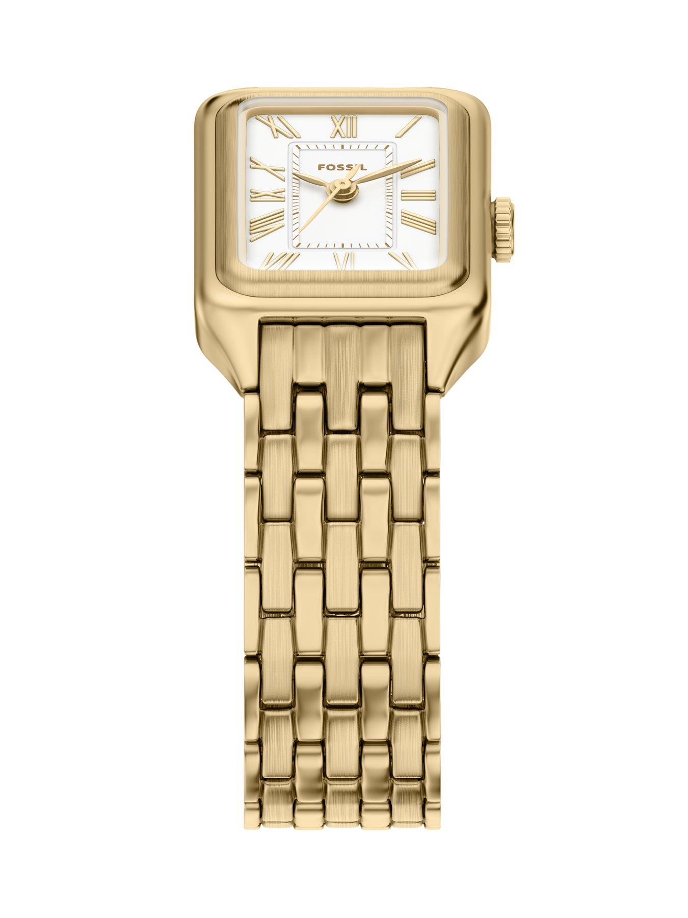 Image 5 of 7 of Fossil Womens Raquel Three-Hand Gold-Tone Stainless Steel Watch, ES5467
