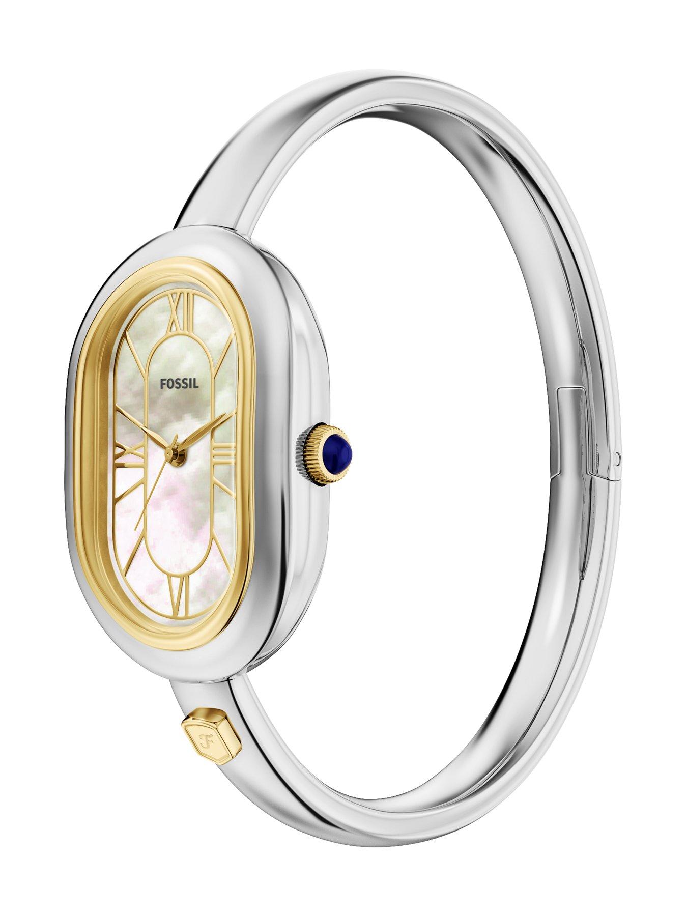 Image 6 of 7 of Fossil Womens Sloan Three-Hand Stainless Steel Watch, ES5455