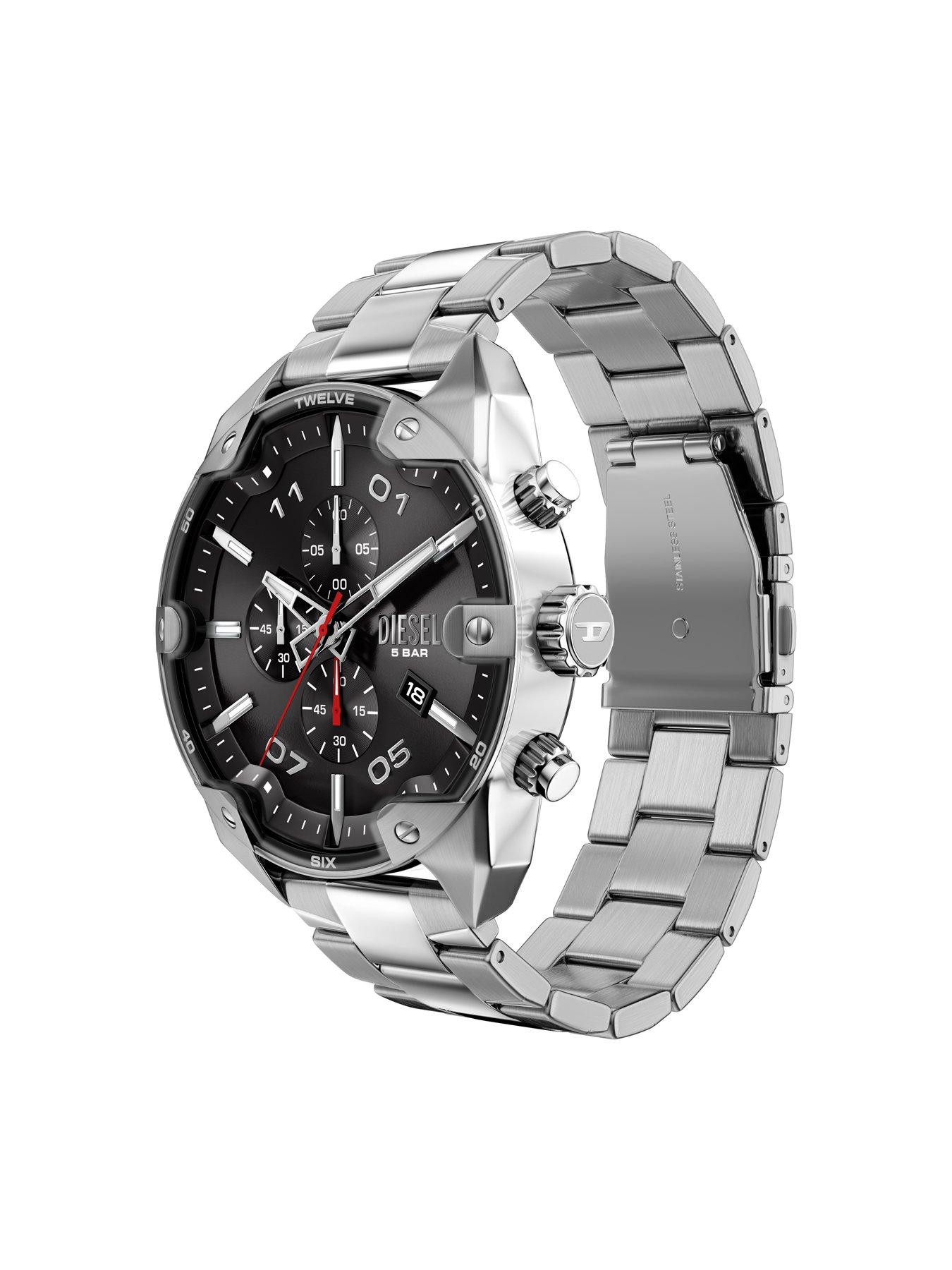 Image 5 of 7 of Diesel Mens Spiked Chronograph Stainless Steel Watch, DZ4709