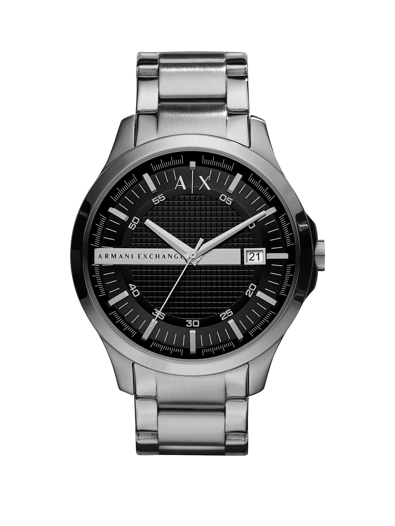 Armani Exchange Mens Three-Hand Date, Stainless Steel Watch, AX2103
