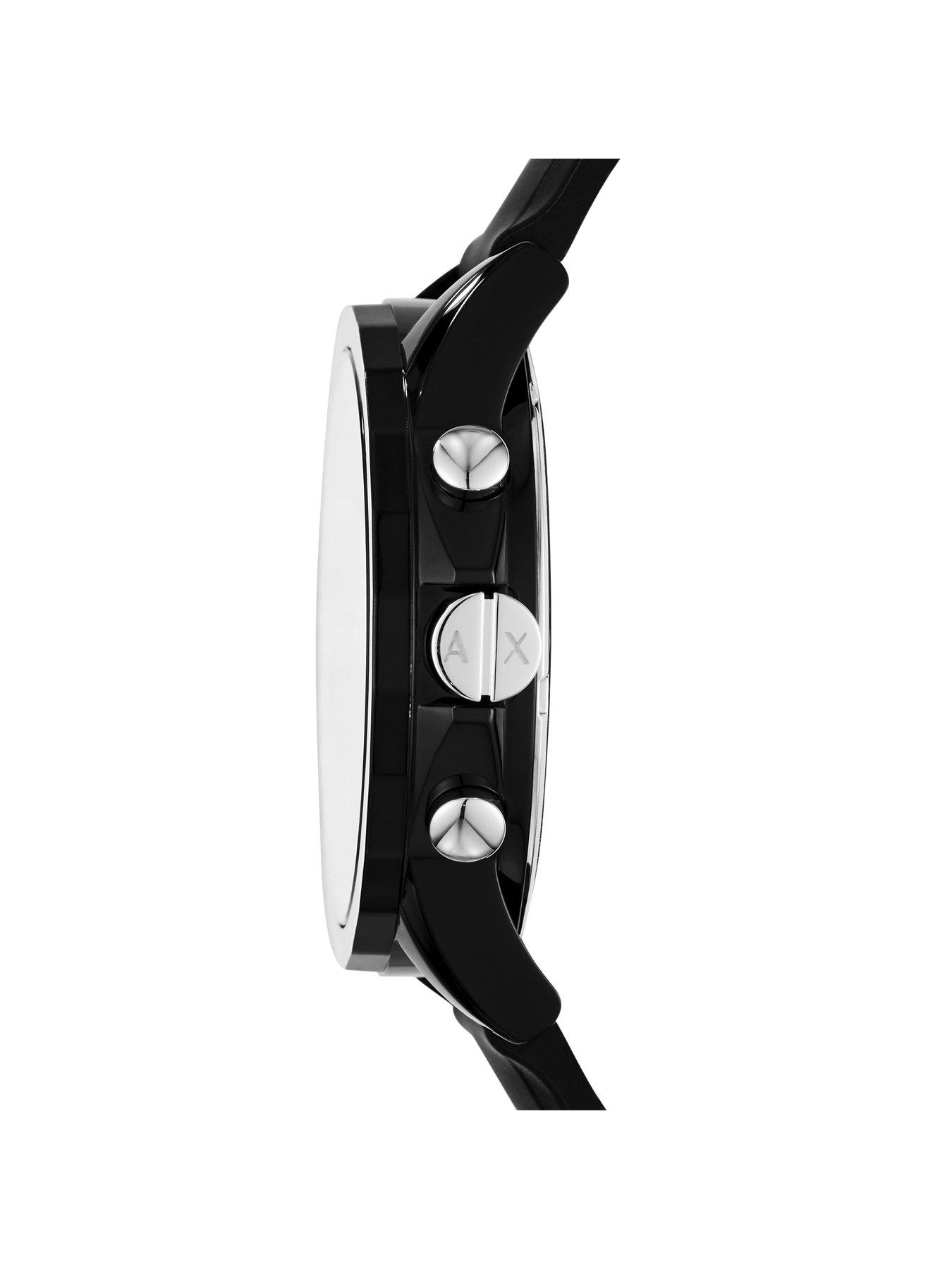 Image 2 of 6 of Armani Exchange Mens Chronograph, Black-Tone Stainless Steel Watch, AX1326