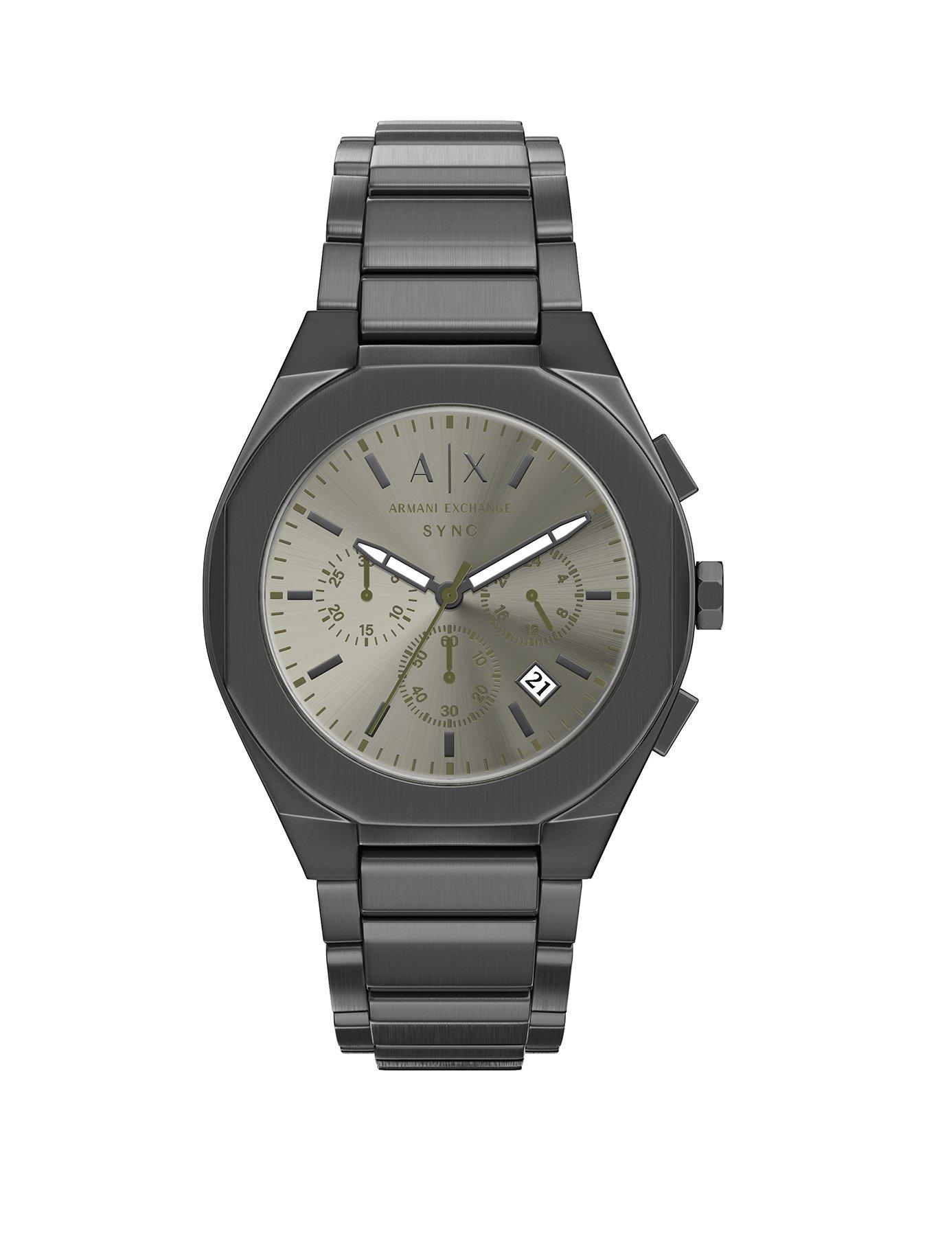 armani-exchange-mens-sync-chronograph-gunmetal-stainless-steel-watch-ax4296