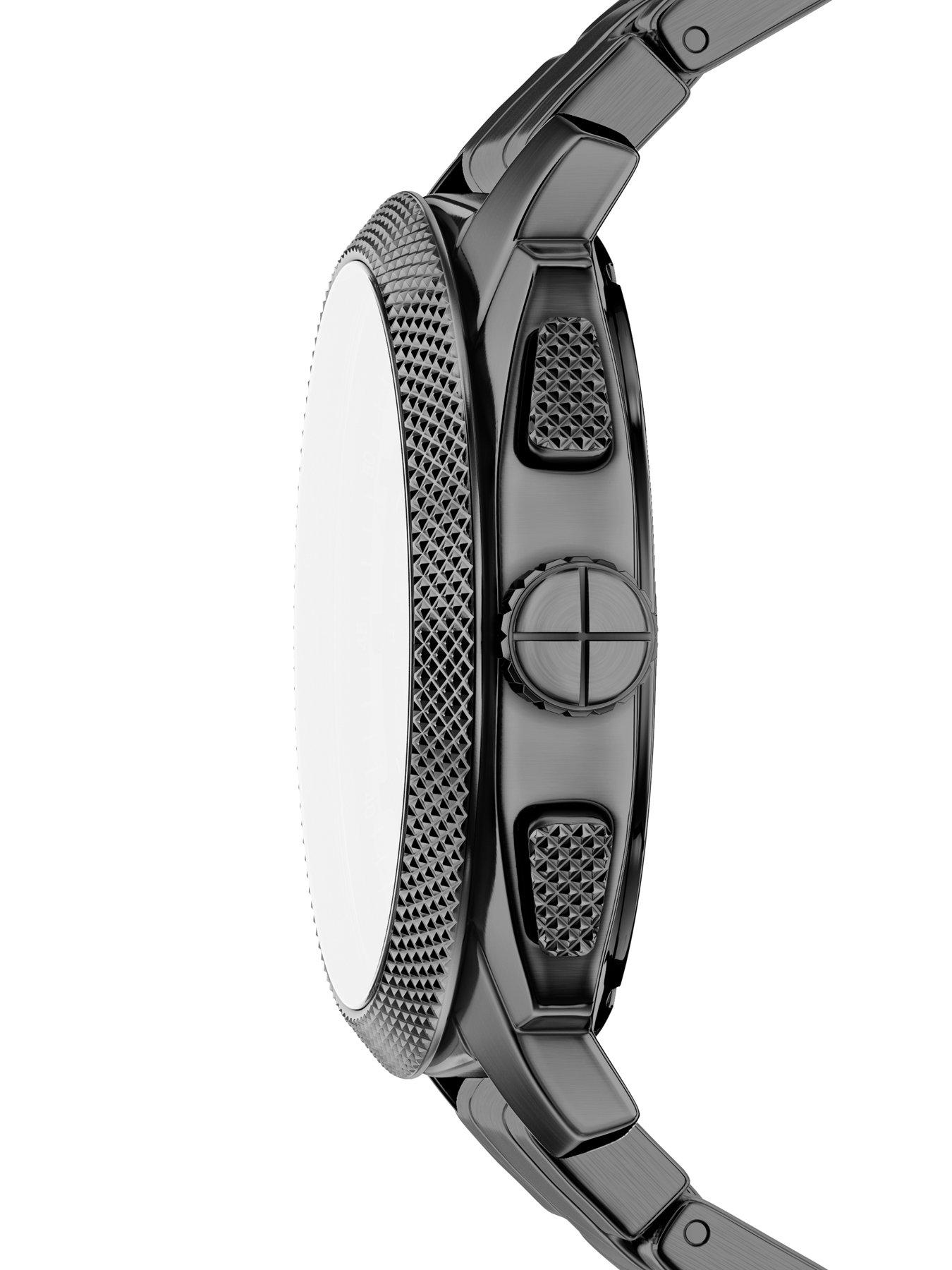 Image 3 of 7 of Fossil Mens Machine Chronograph Smoke Stainless Steel Watch, FS6160