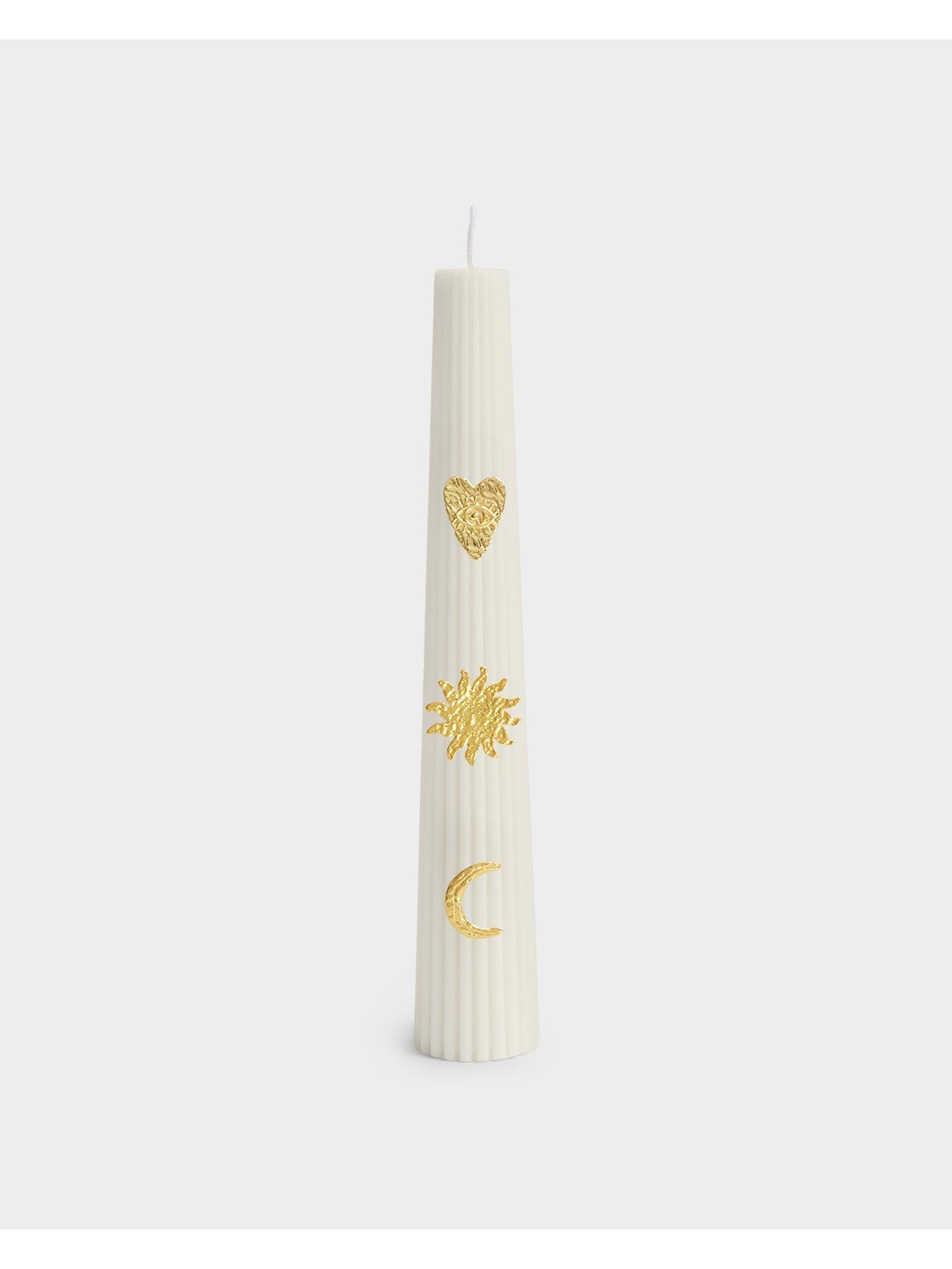 Image 2 of 5 of Katie Loxton CANDLE CHARM GIFT SET , MOON AND SUN , Oyster , 25cm x 12cm x 6cm