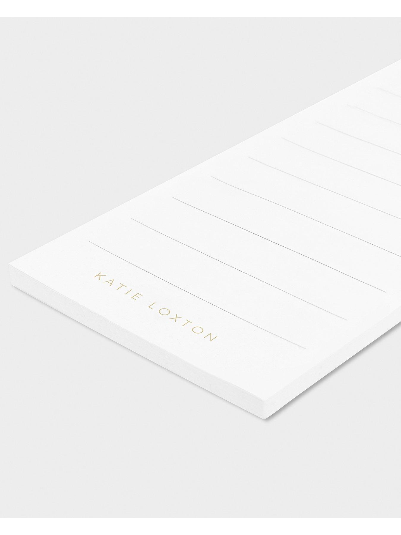 Image 2 of 3 of Katie Loxton SLIM NOTEBOOK REFILL , Off White , 16cm x 7cm