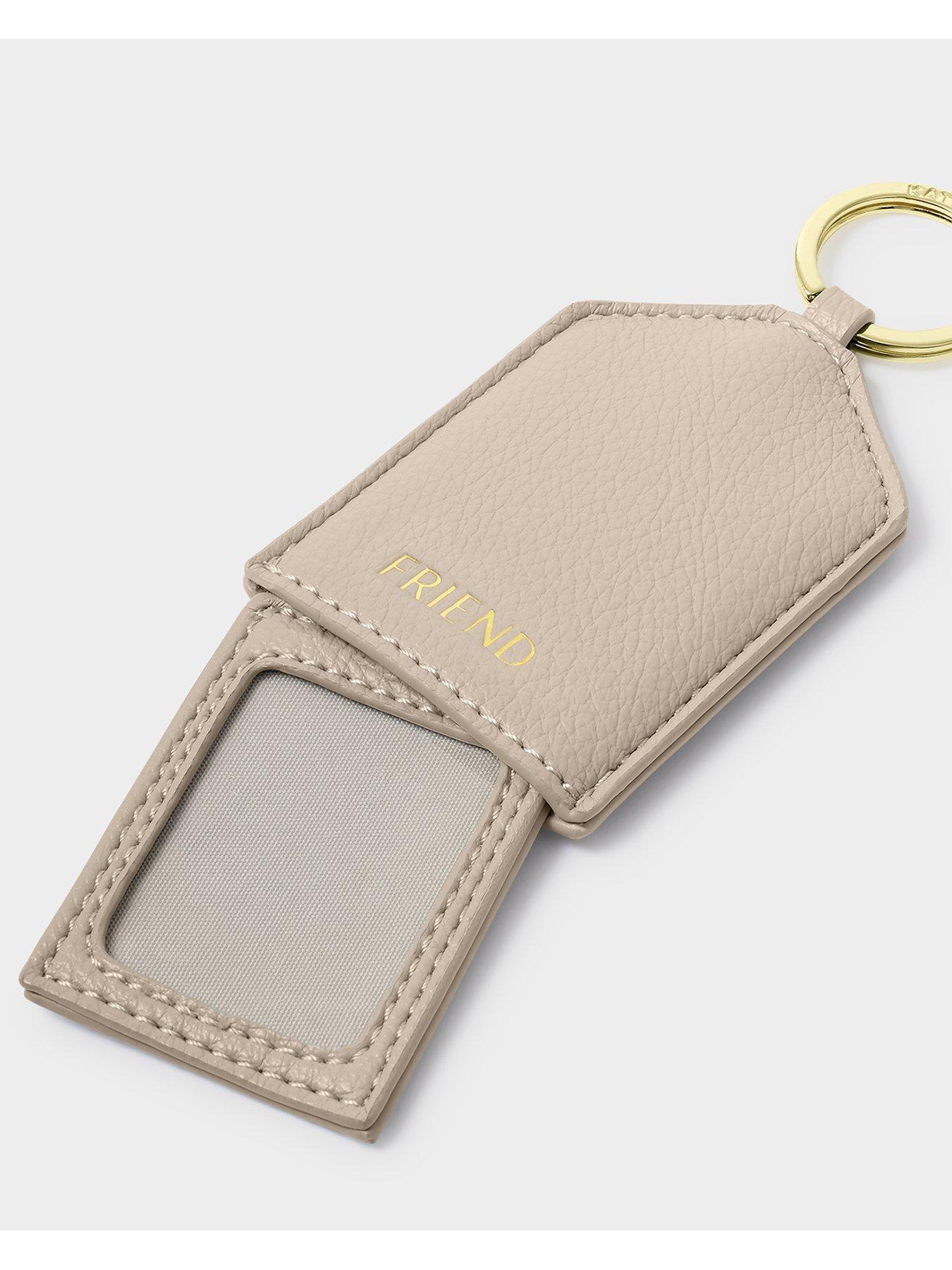 Image 2 of 5 of Katie Loxton HIDDEN PHOTO KEYRING , FRIEND , Oyster , 7.5cm x 5.5cm