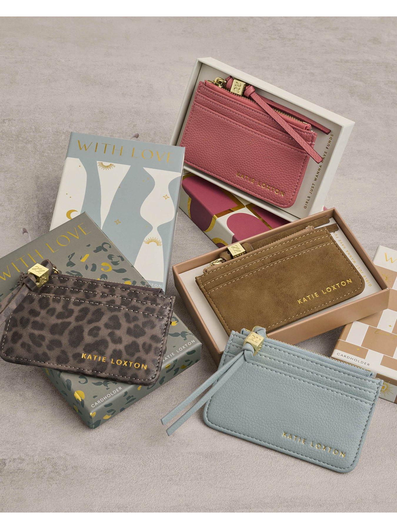 Image 5 of 6 of Katie Loxton GIFT BOXED COIN & CARDHOLDER  , Raspberry Pink , 8cm x 11.5cm