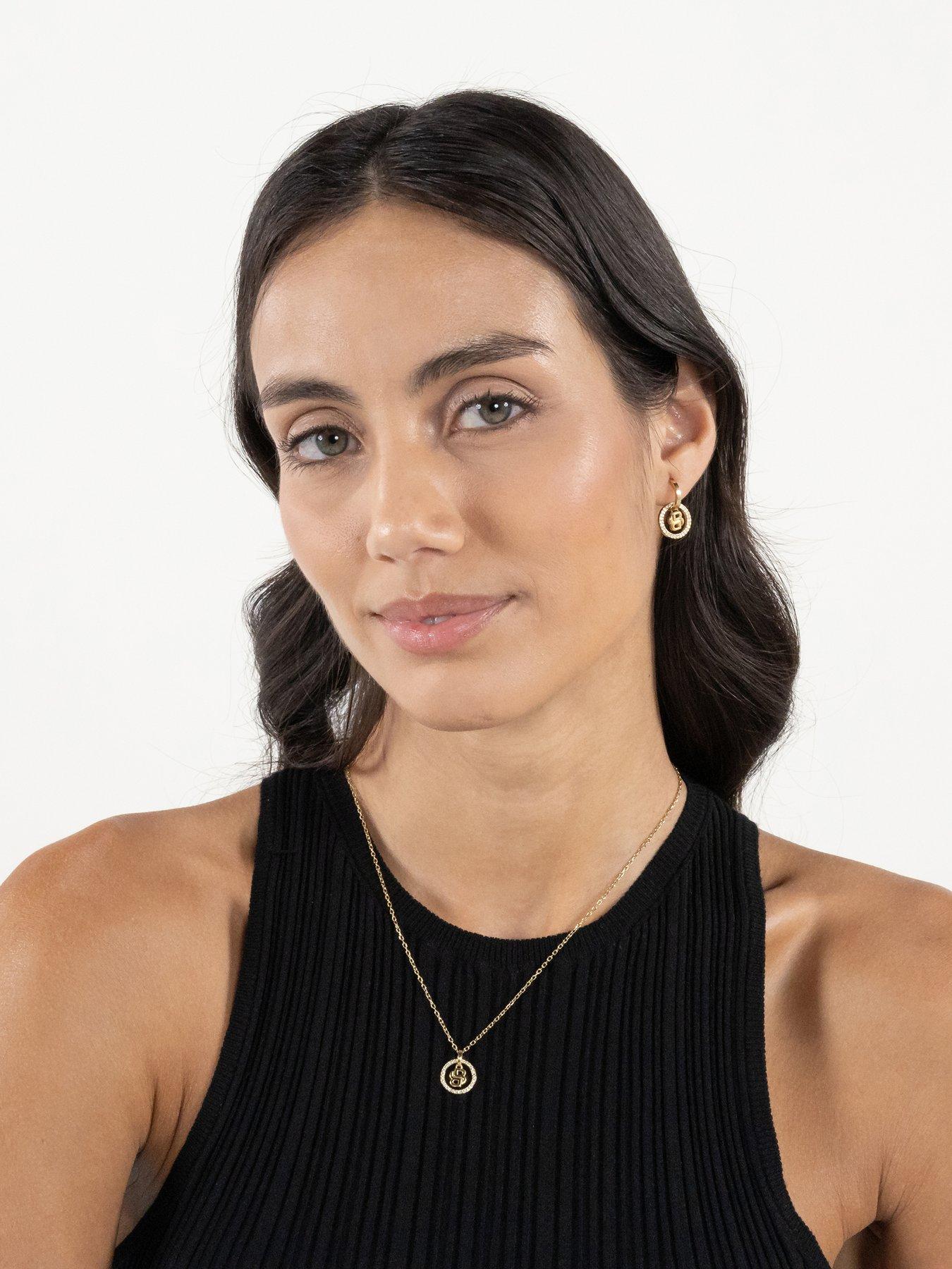 Image 5 of 7 of BOSS Ladies Double B Divine Gold IP Necklace