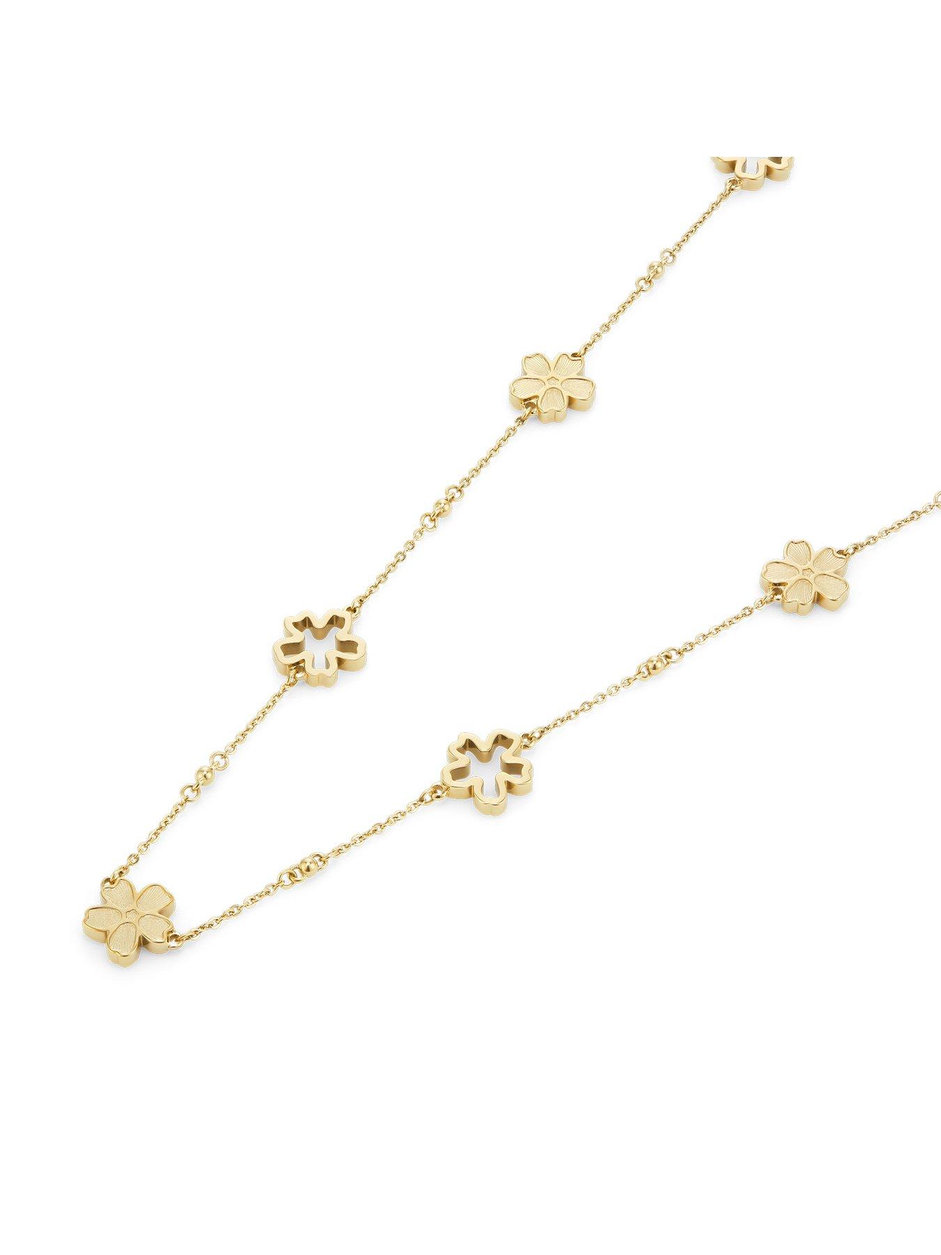 Image 3 of 7 of Olivia Burton Gold Plated Forget Me Not Necklace