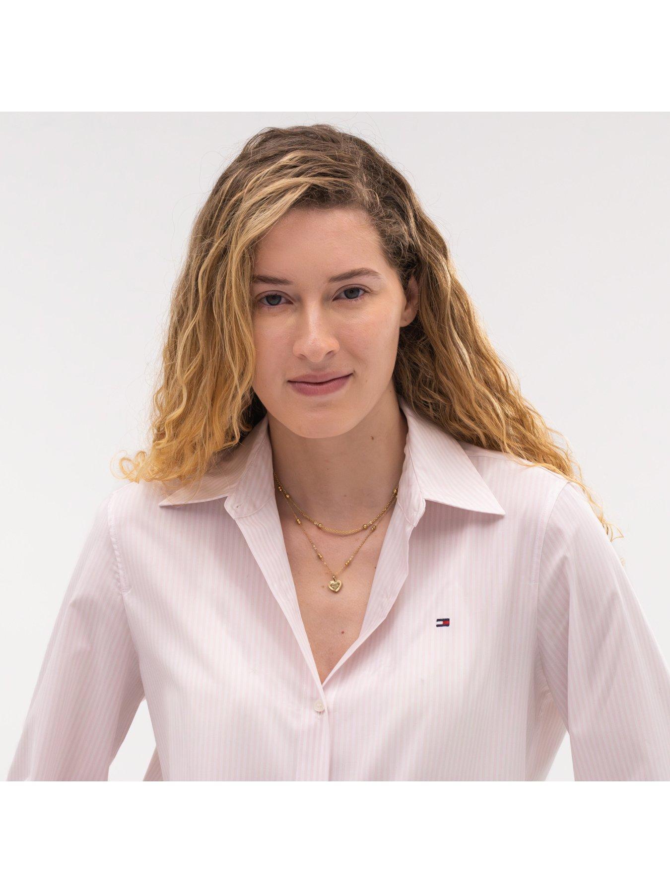 Image 5 of 7 of Tommy Hilfiger Womens Gold Plated Layered Chain Necklace