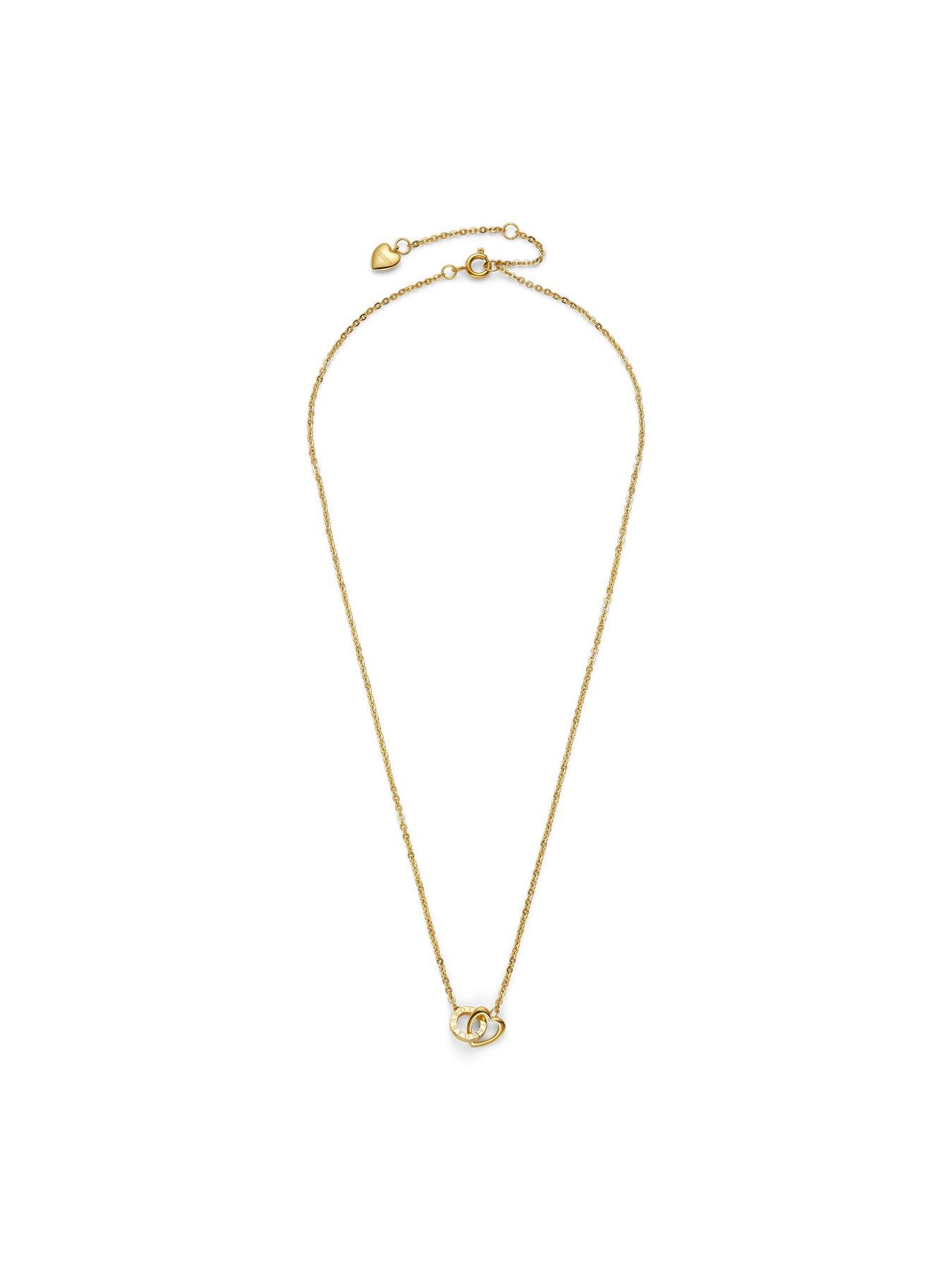 stillFront image of olivia-burton-gold-ip-kindred-interlink-necklace