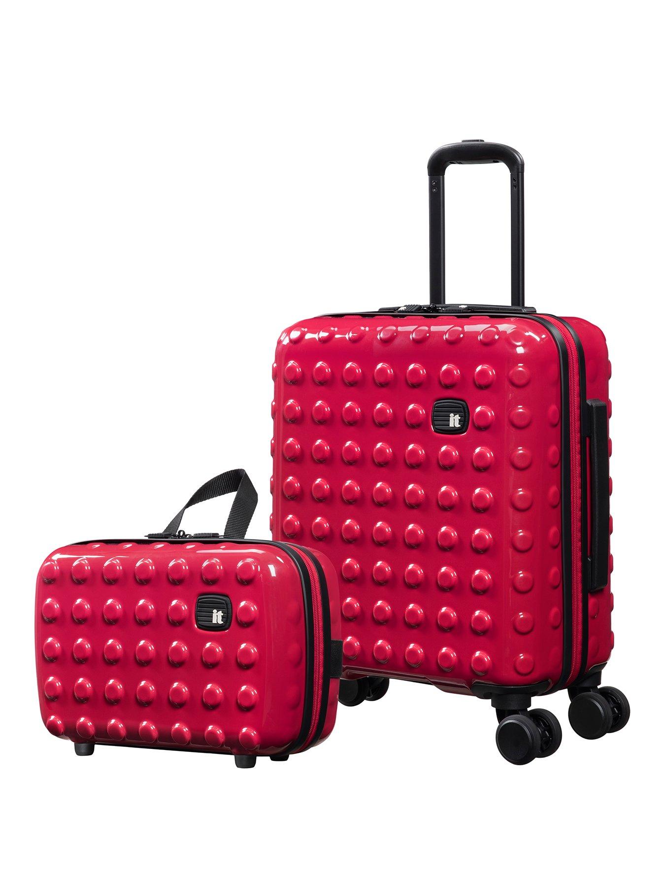 it Luggage Bobble-Bloc True Red 2pc Kids Suitcase Set