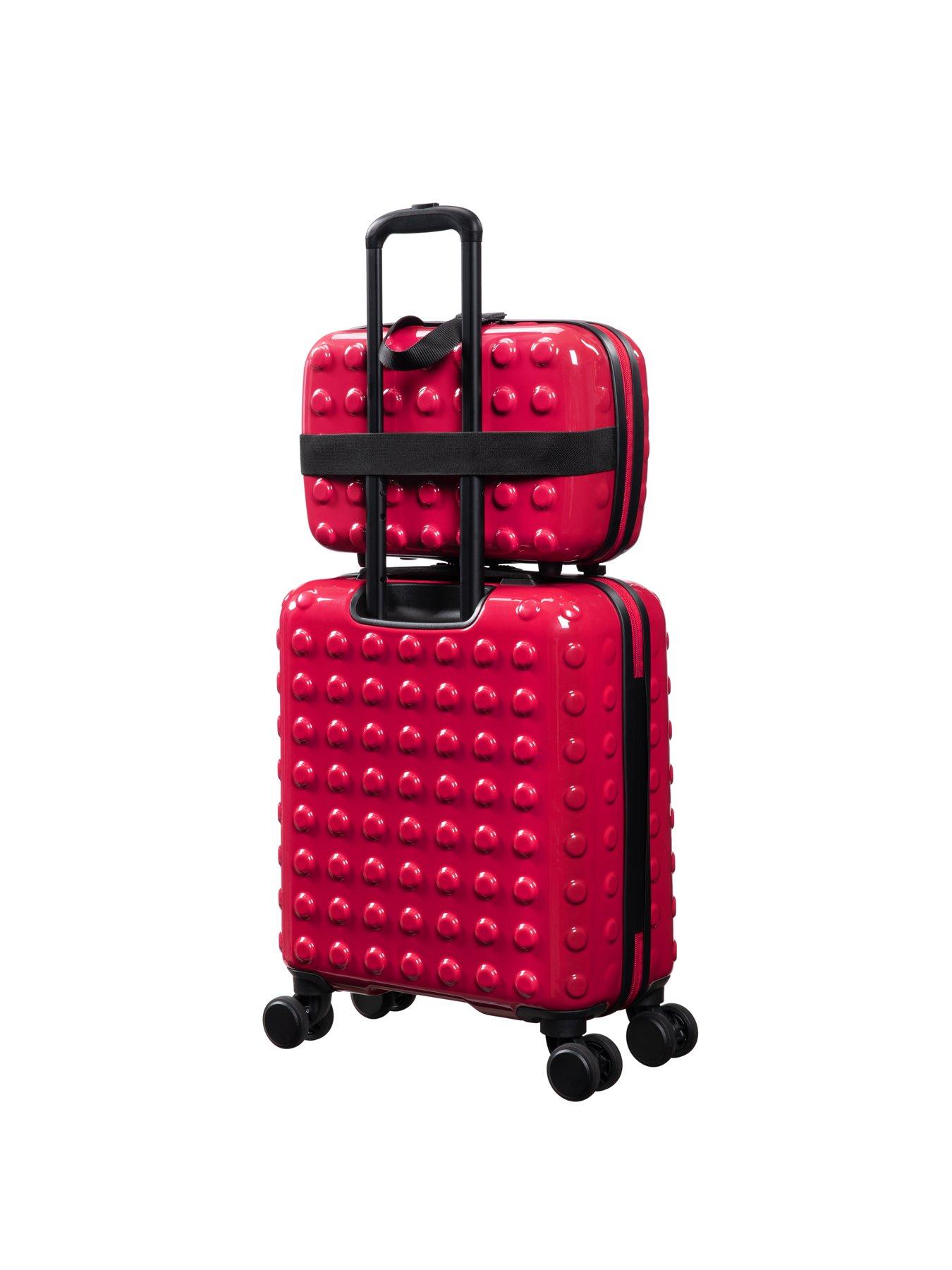 Image 3 of 7 of it Luggage Bobble-Bloc True Red 2pc Kids Suitcase Set