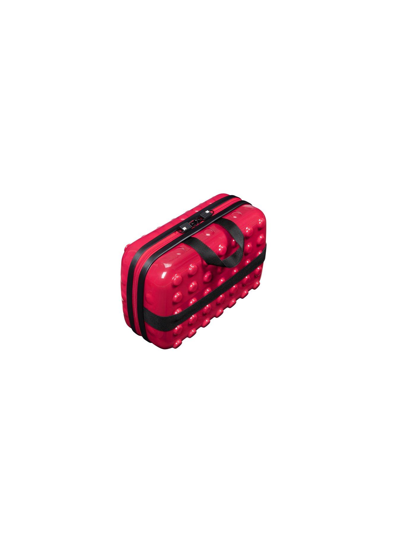 Image 4 of 7 of it Luggage Bobble-Bloc True Red 2pc Kids Suitcase Set