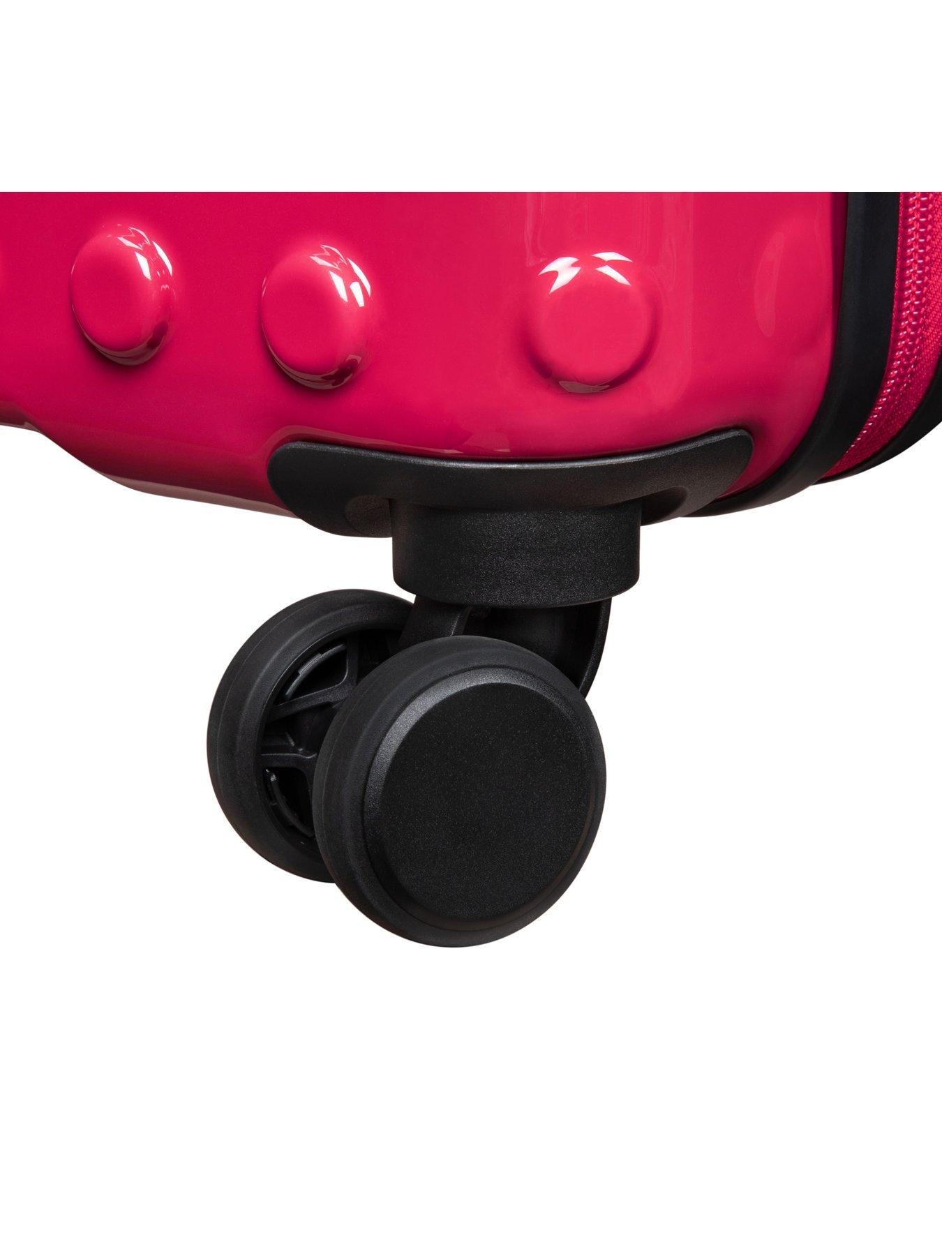 Image 5 of 7 of it Luggage Bobble-Bloc True Red 2pc Kids Suitcase Set