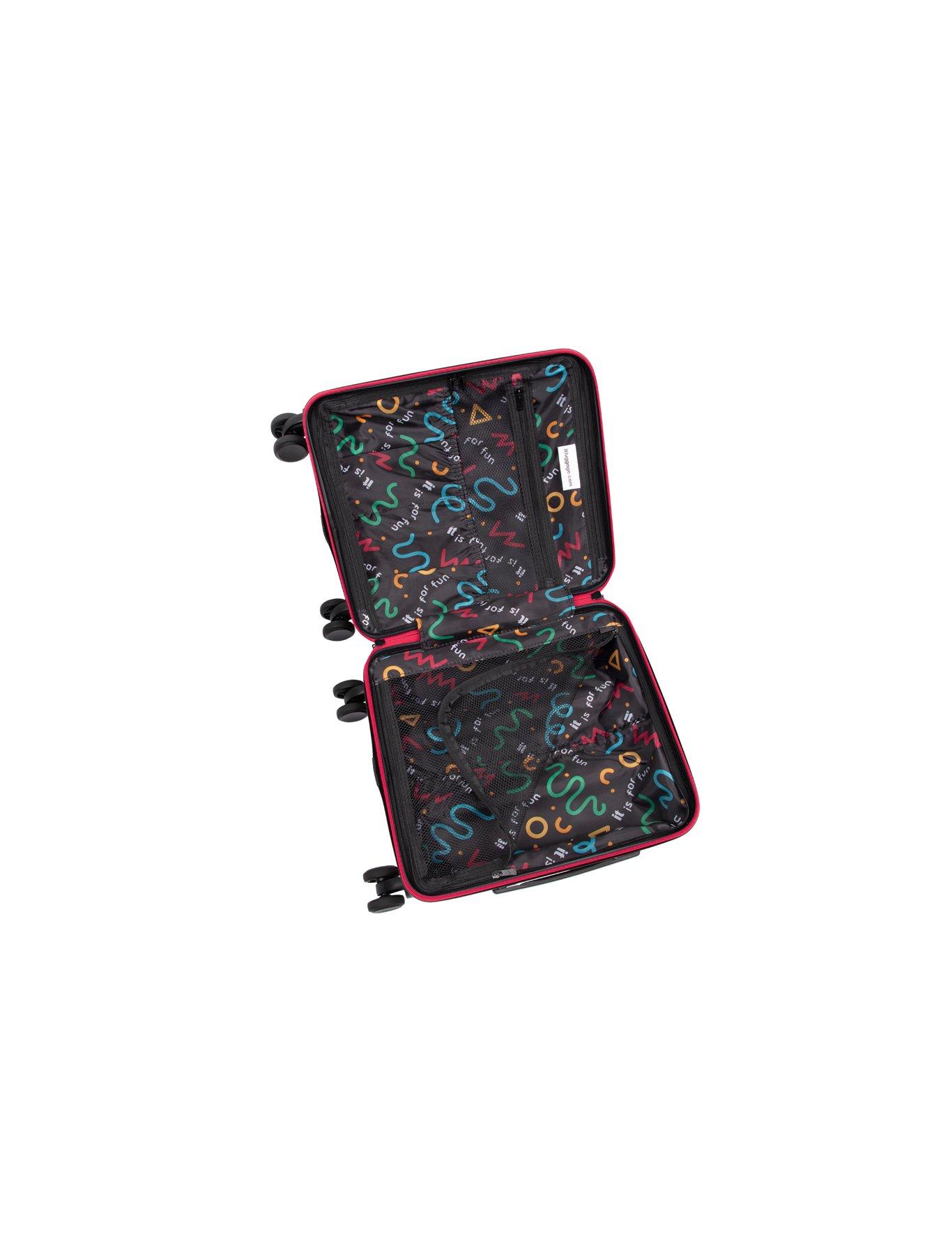 Image 6 of 7 of it Luggage Bobble-Bloc True Red 2pc Kids Suitcase Set