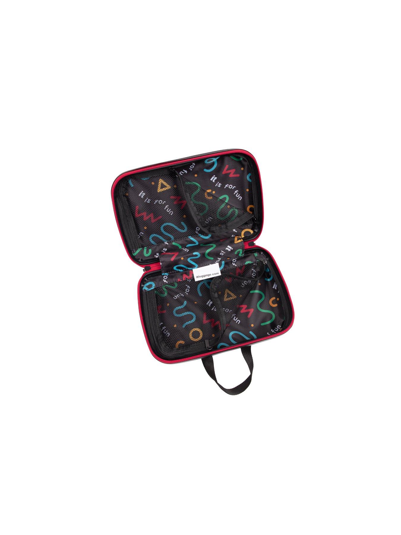 Image 7 of 7 of it Luggage Bobble-Bloc True Red 2pc Kids Suitcase Set