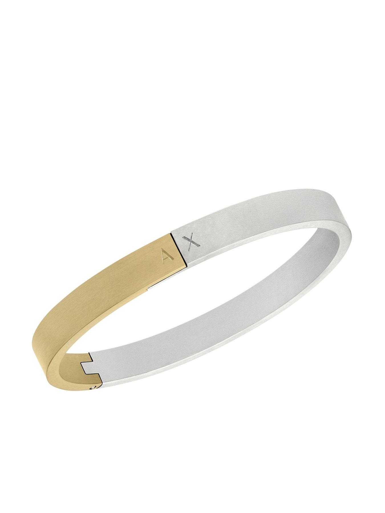 Image 2 of 2 of Armani Exchange Mens Stainless Steel Bangle Bracelet, AXG0172040