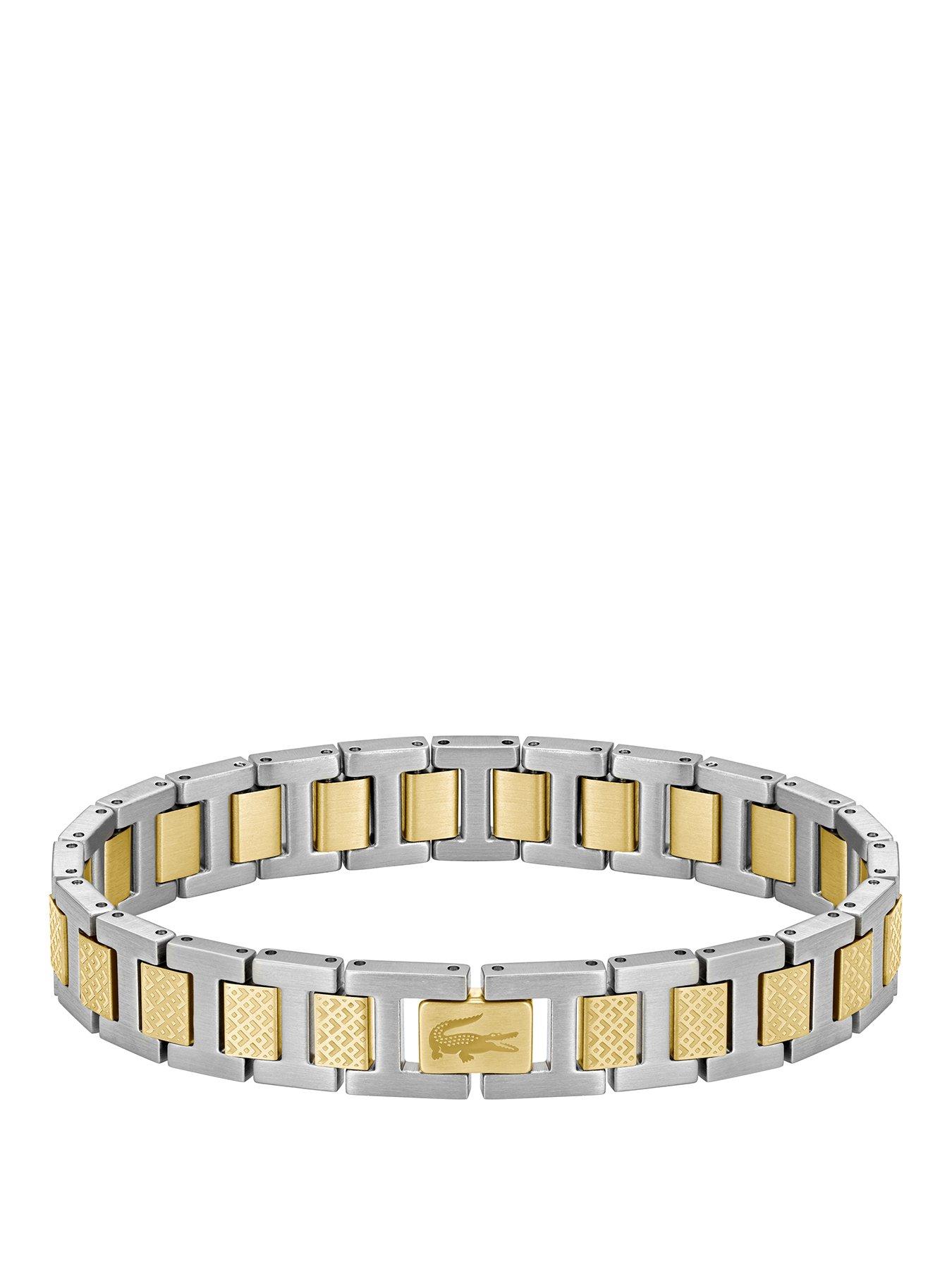 Lacoste Mens Metropole Two-Tone Stainless Steel & Gold IP