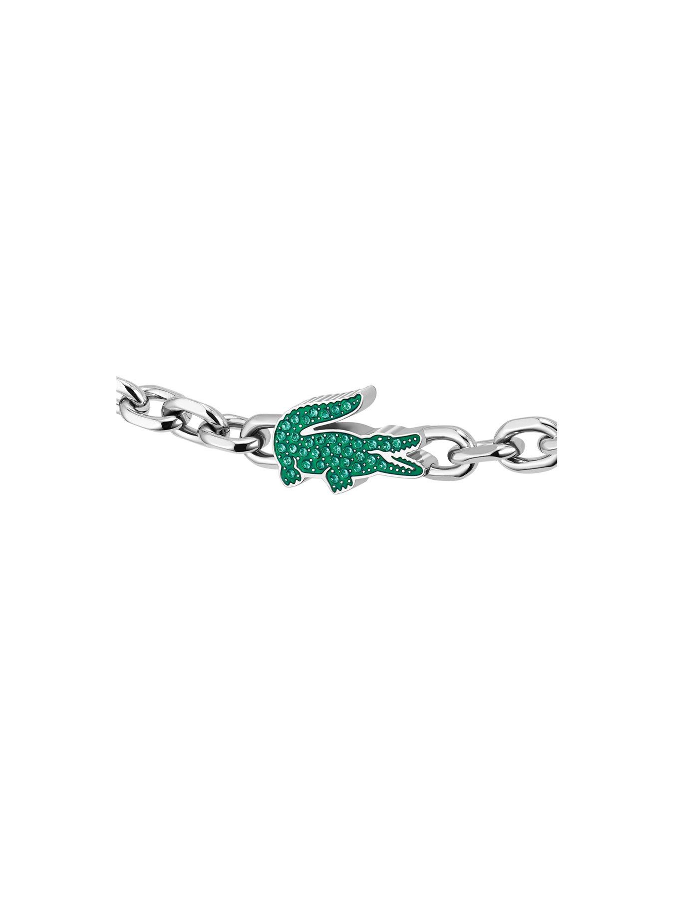 Image 2 of 6 of Lacoste Mens Arthor Stainless Steel Link Bracelet