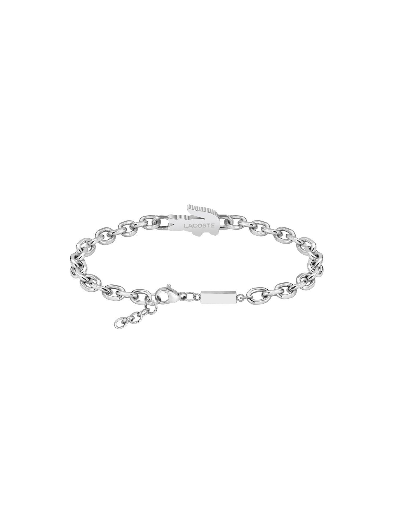 Image 3 of 6 of Lacoste Mens Arthor Stainless Steel Link Bracelet