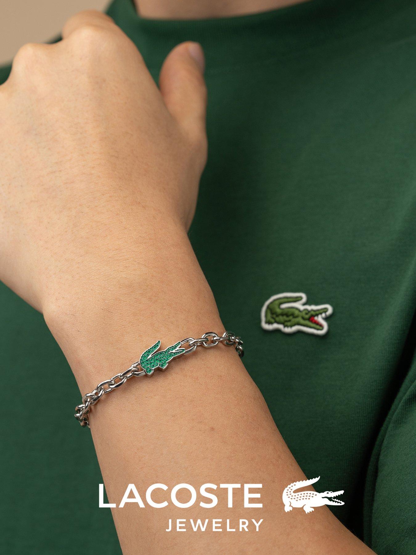 Image 4 of 6 of Lacoste Mens Arthor Stainless Steel Link Bracelet