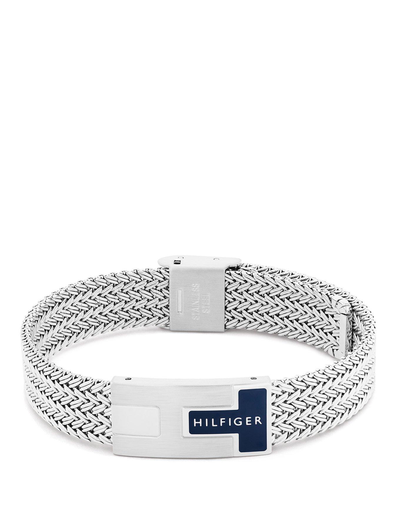 Tommy Hilfiger Tommy Hilfiger Men's Nautical Stainless Steel Mesh Bracelet