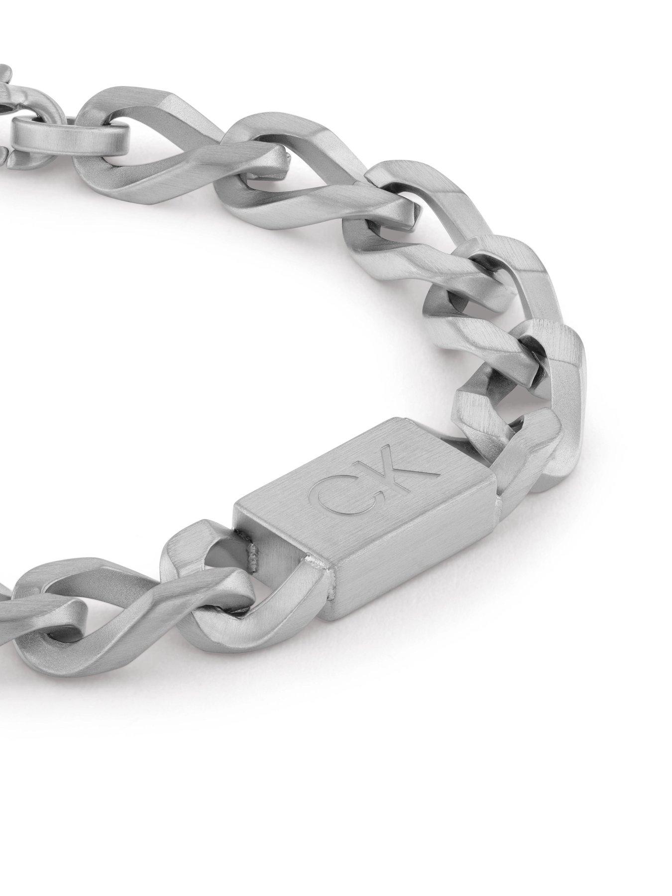 Image 2 of 4 of Calvin Klein Mens CK Outlook Stainless Steel Bracelet