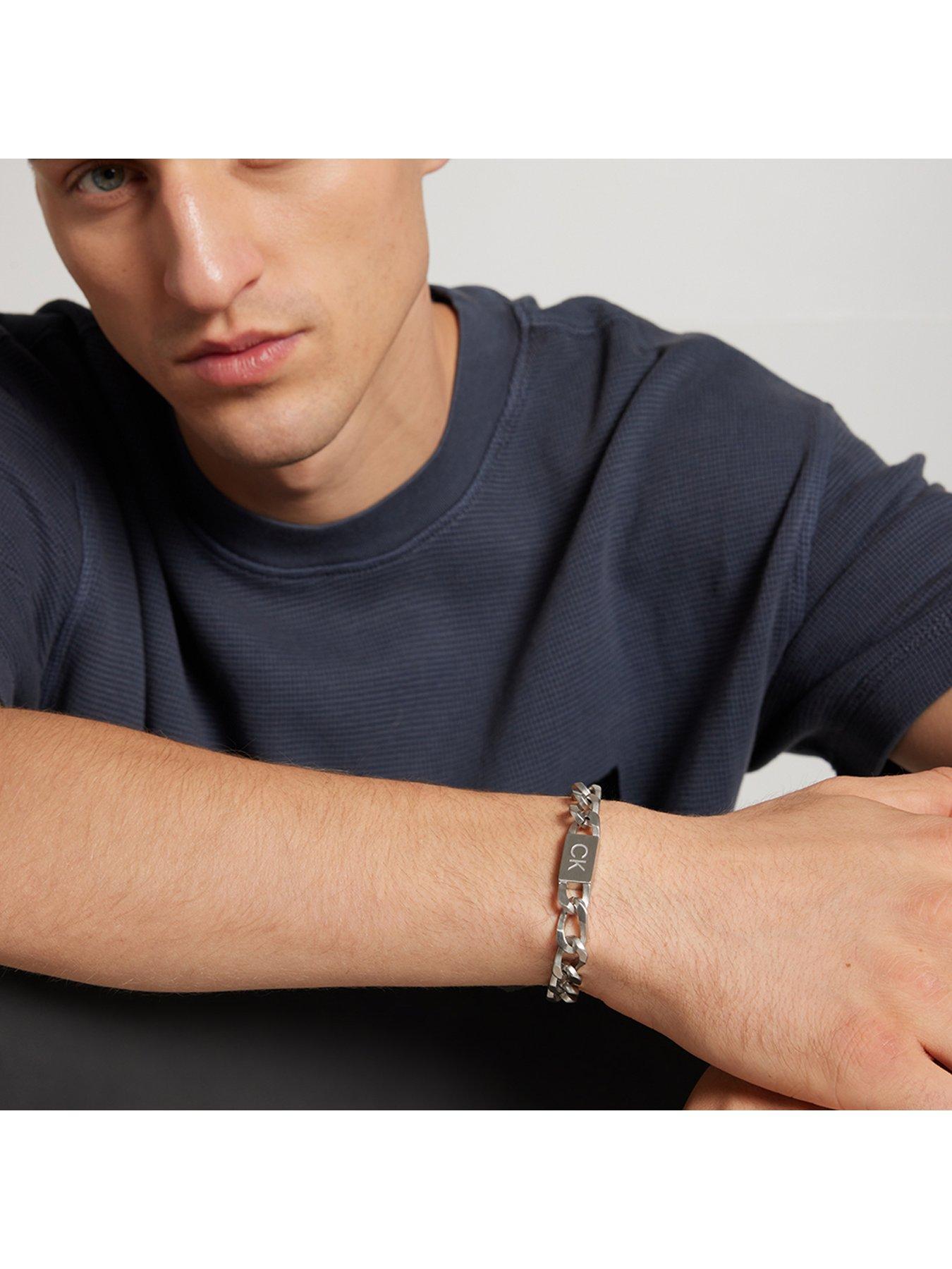 Image 3 of 4 of Calvin Klein Mens CK Outlook Stainless Steel Bracelet