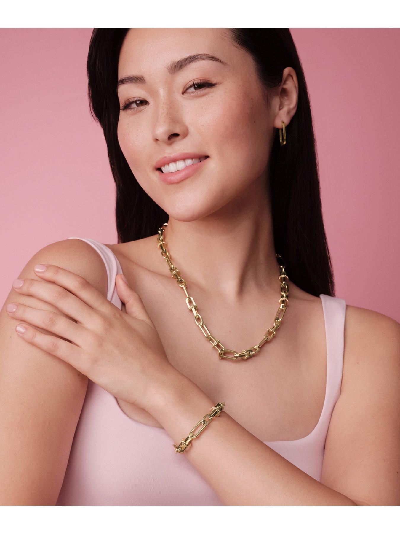 Image 5 of 7 of Olivia Burton Gold IP Anchor Link Bracelet
