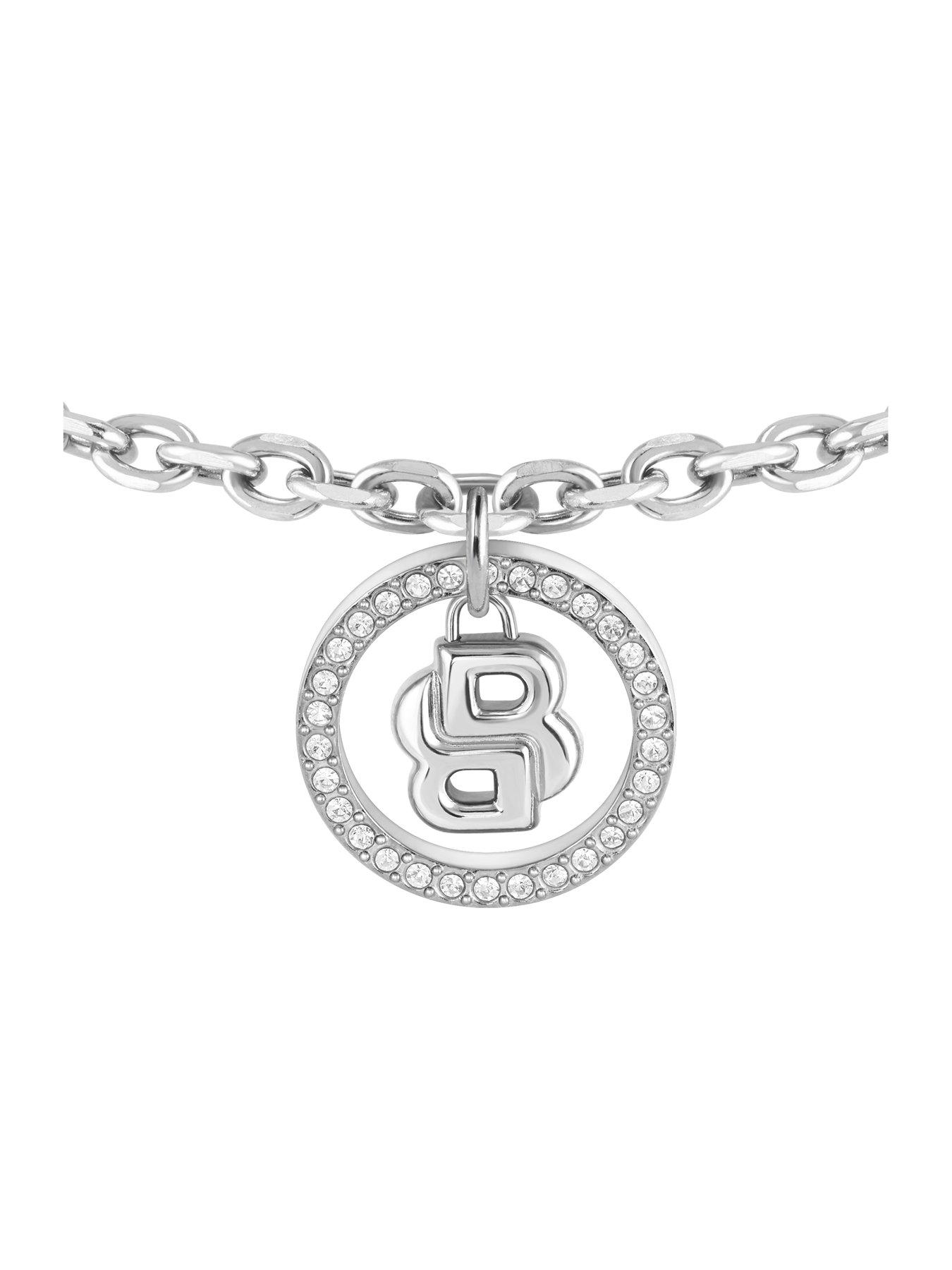 Image 2 of 7 of BOSS Ladies Double B Divine Stainless Steel Bracelet